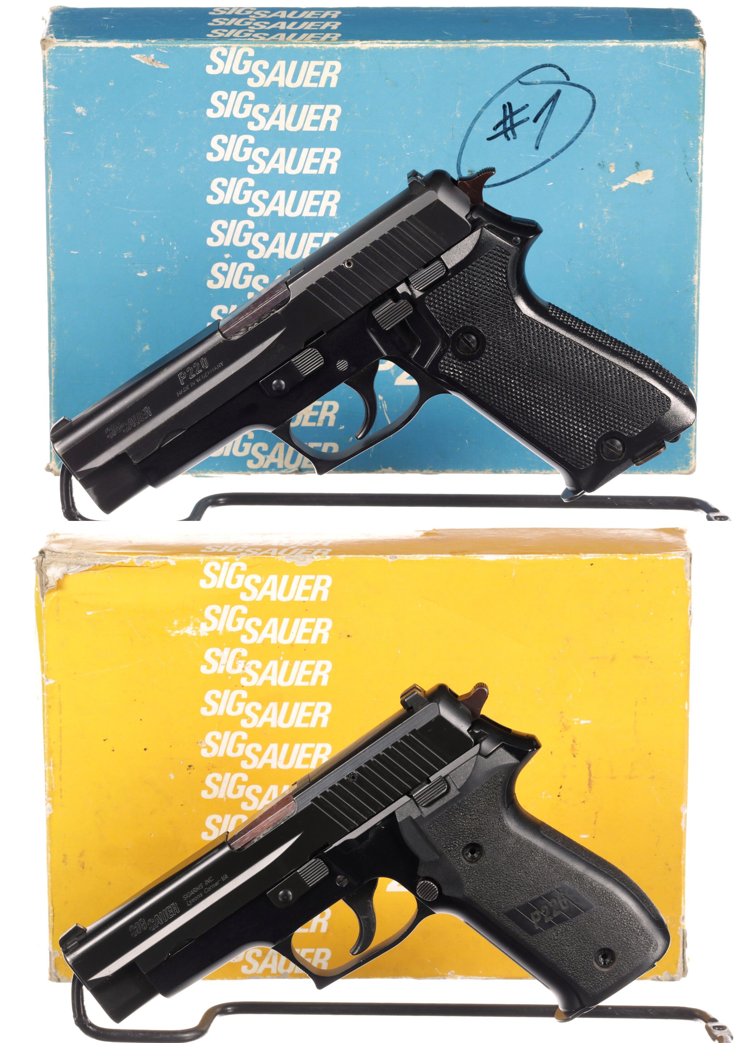 Two Sig Sauer Semi-Automatic Pistols | Rock Island Auction