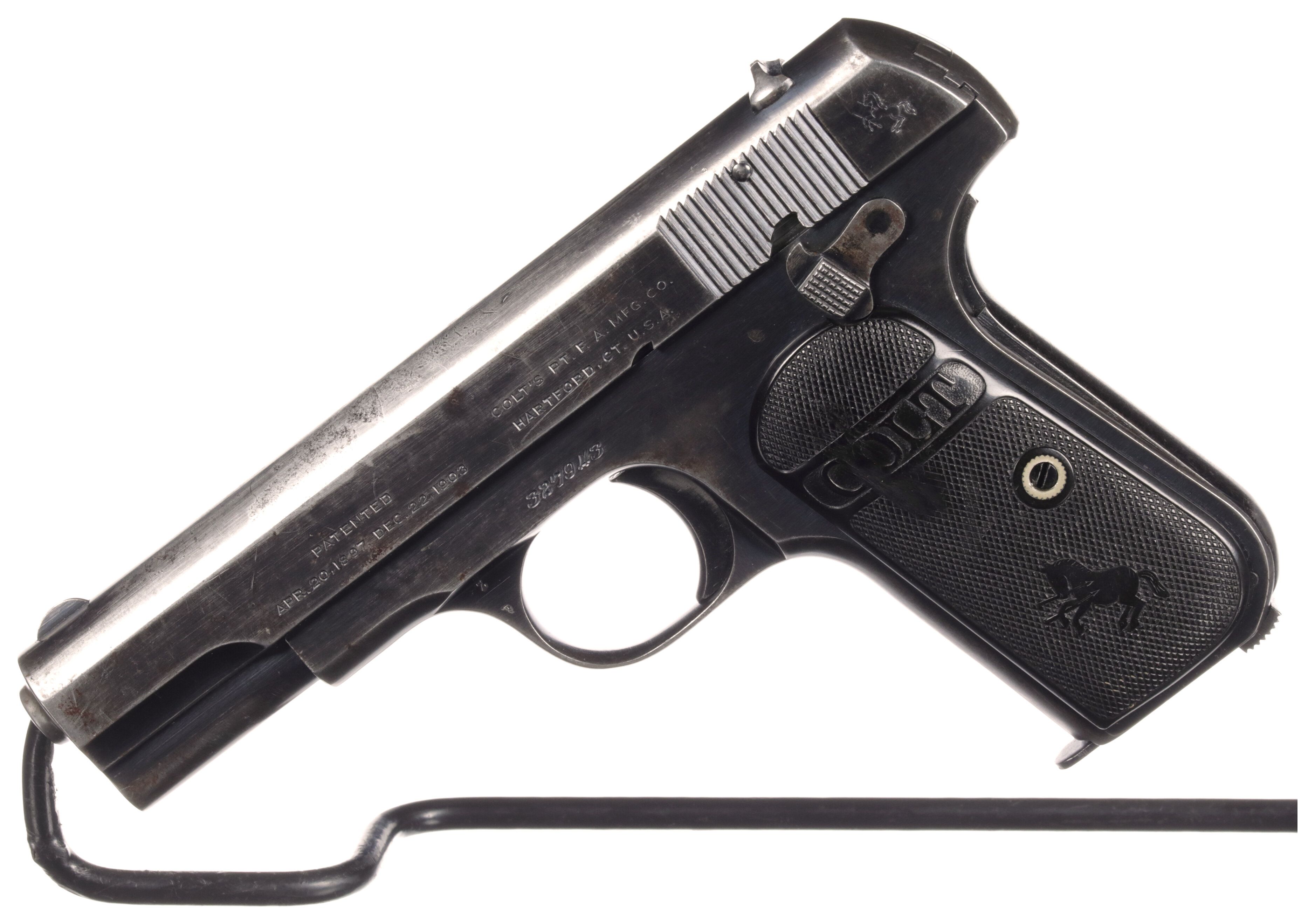 Colt Model 1903 Pocket Hammerless Semi Automatic Pistol Rock Island colt-model-1903-pocket-hammerless-semi-automatic-pistol-rock-island