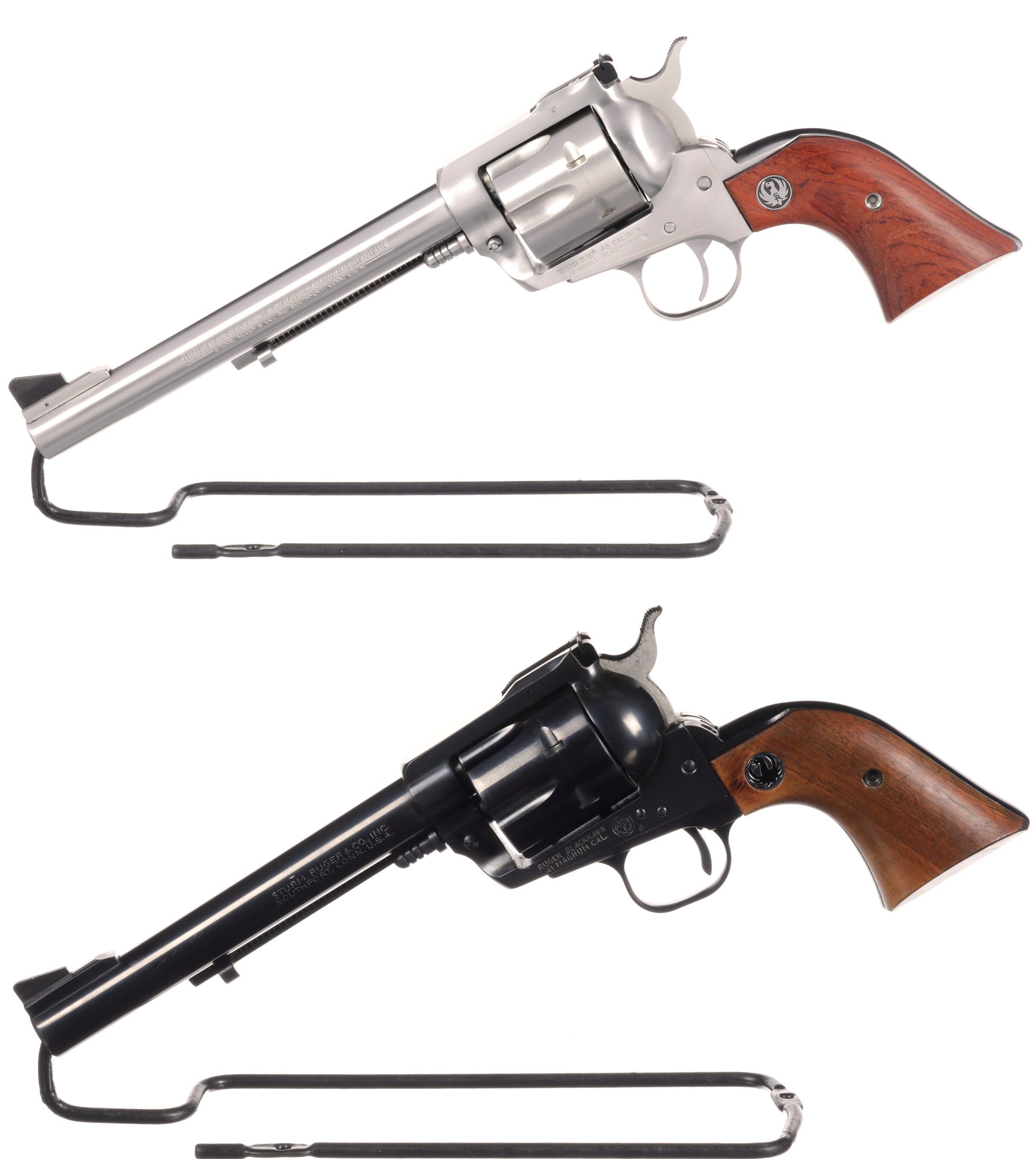two-ruger-blackhawk-single-action-revolvers-rock-island-auction