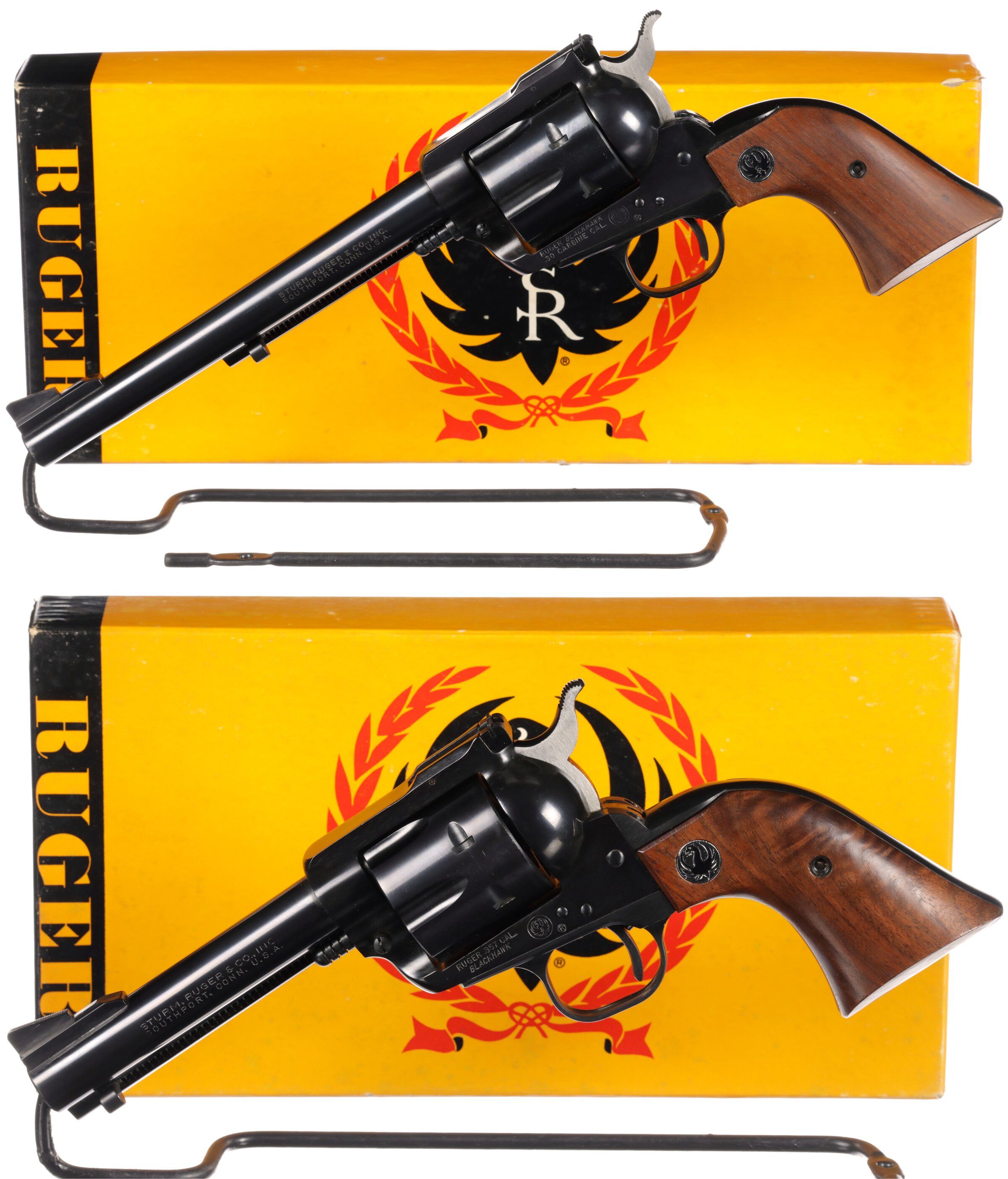 Two Ruger Single Action Revolvers With Boxes Rock Island Auction