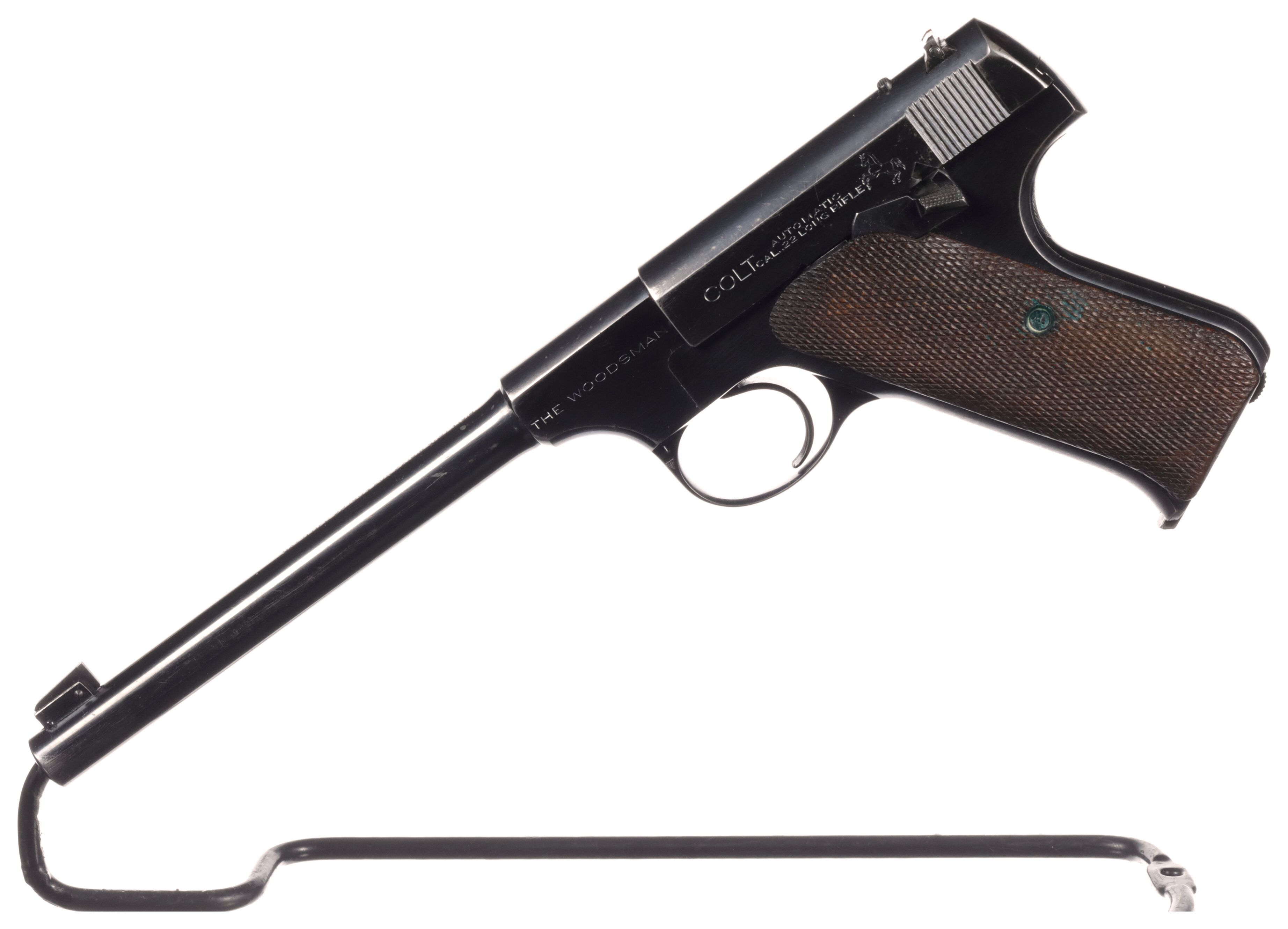 Colt First Series Woodsman SemiAutomatic Pistol with Holster Rock