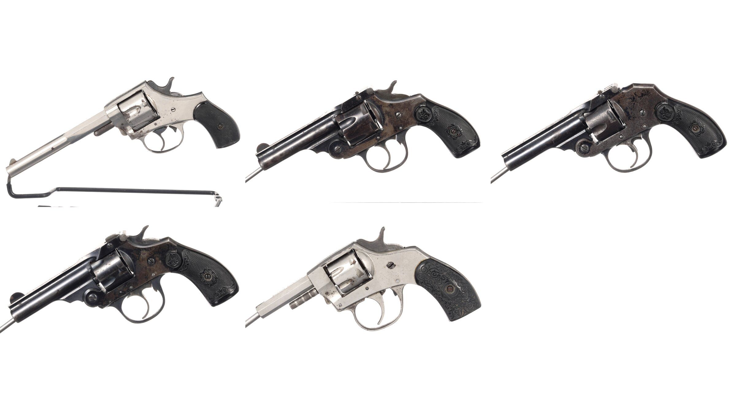 Five Iver Johnson Double Action Revolvers | Rock Island Auction