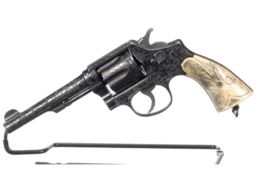 Engraved Smith & Wesson Model .38/200 Double Action Revolver
