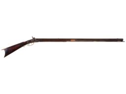 "LEMAN" Marked Half-Stock Percussion Rifle
