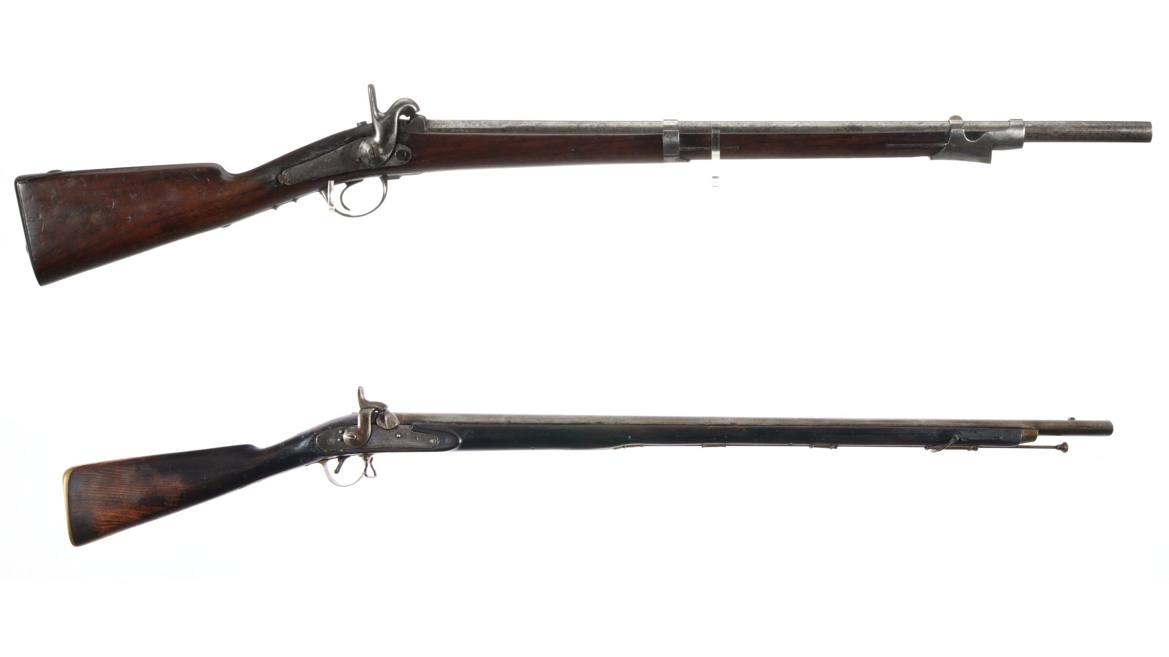 Two European Percussion Muskets | Rock Island Auction