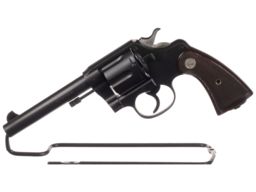 British Proofed Colt New Service Double Action Revolver