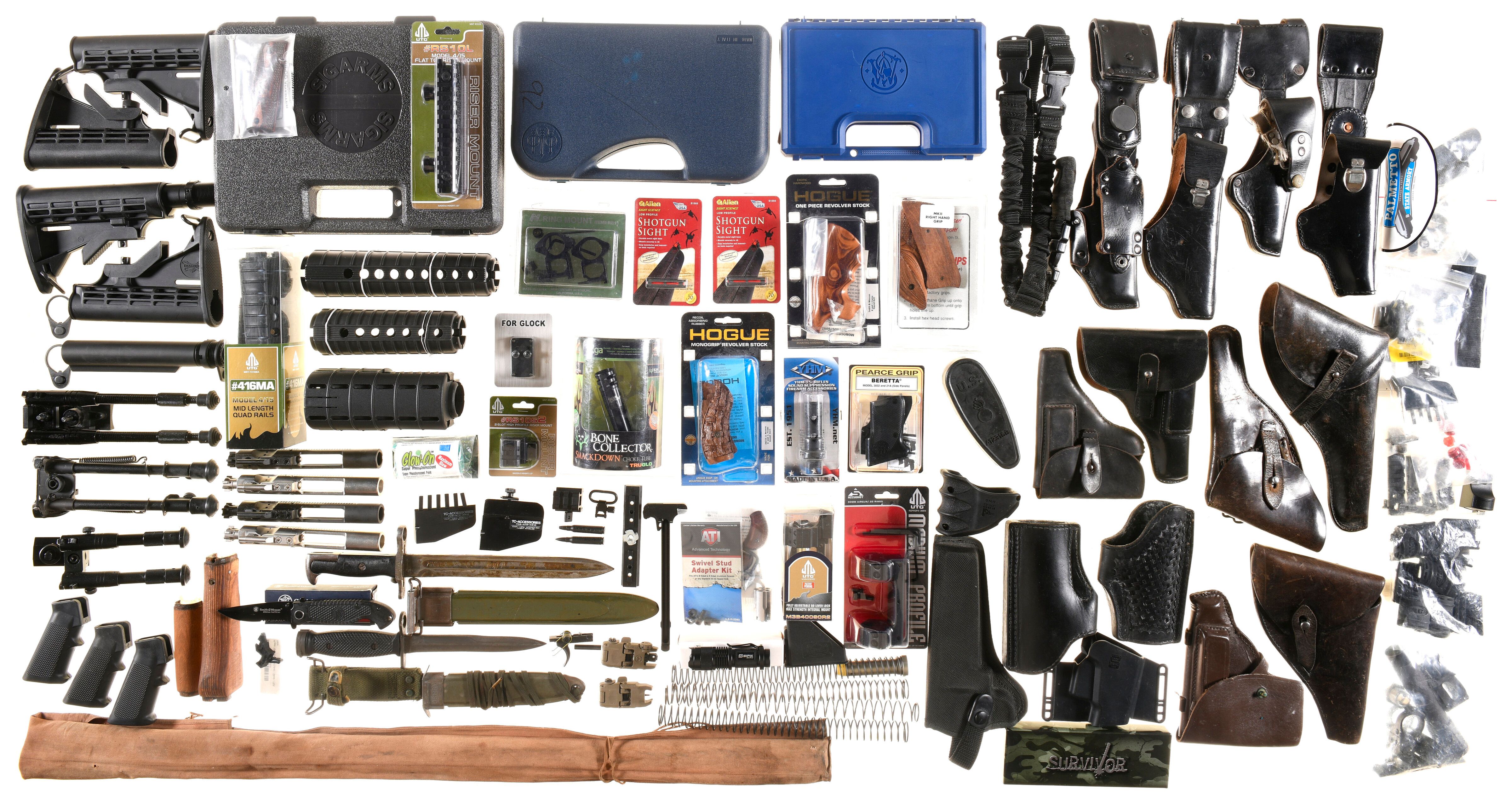 Large Grouping of Firearms Parts and Accessories | Rock Island Auction