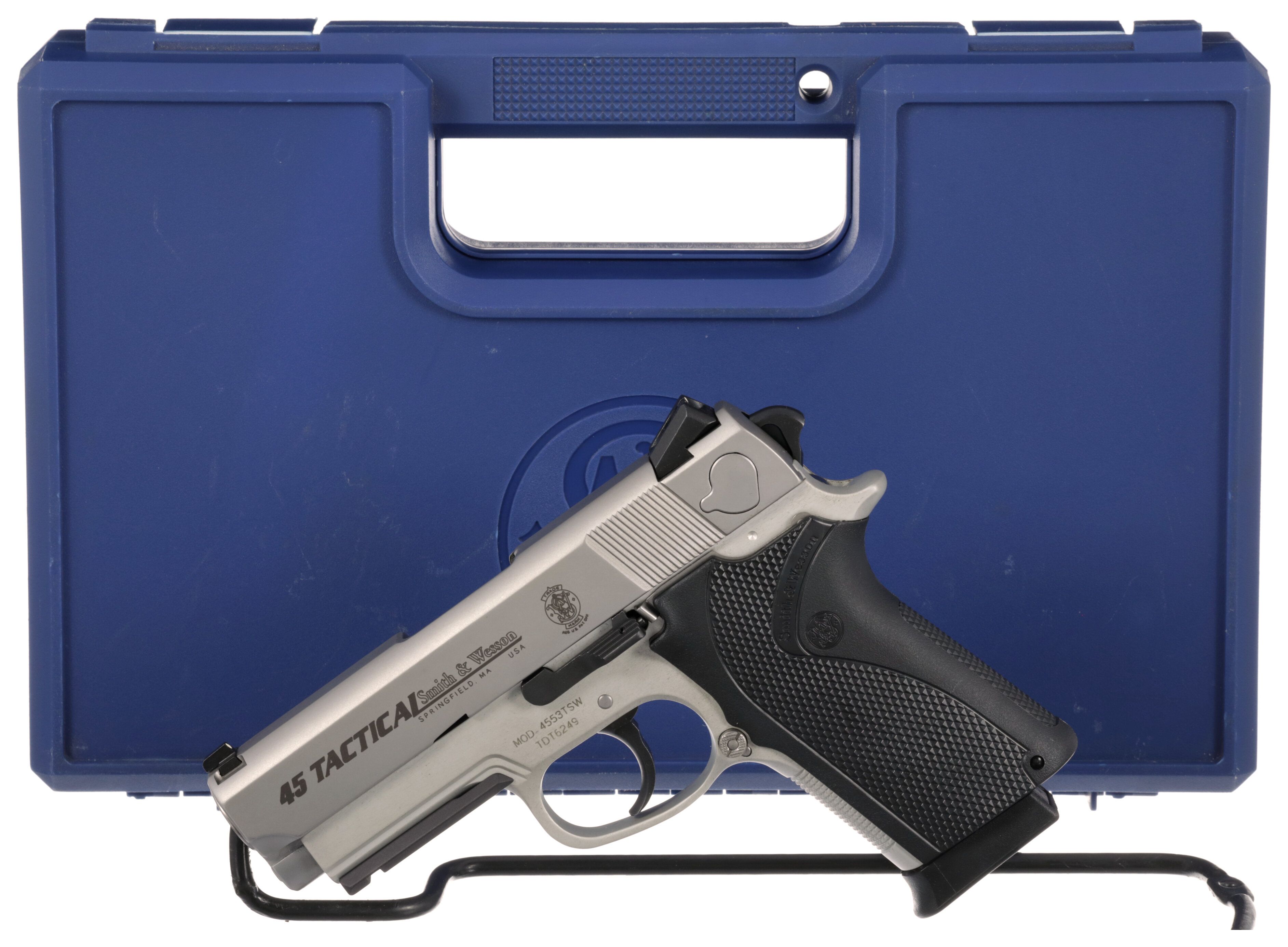 Smith & Wesson Model 4553TSW Tactical Pistol with Case