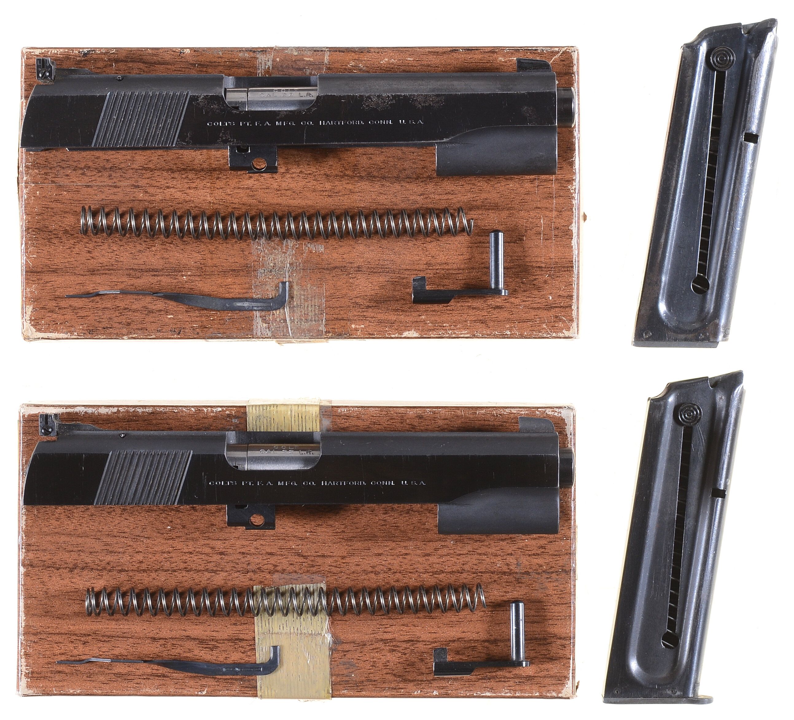 Two Colt .22 Caliber Conversion Kits with Factory Boxes | Rock Island ...