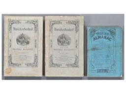 Three Antique 1800s Periodicals