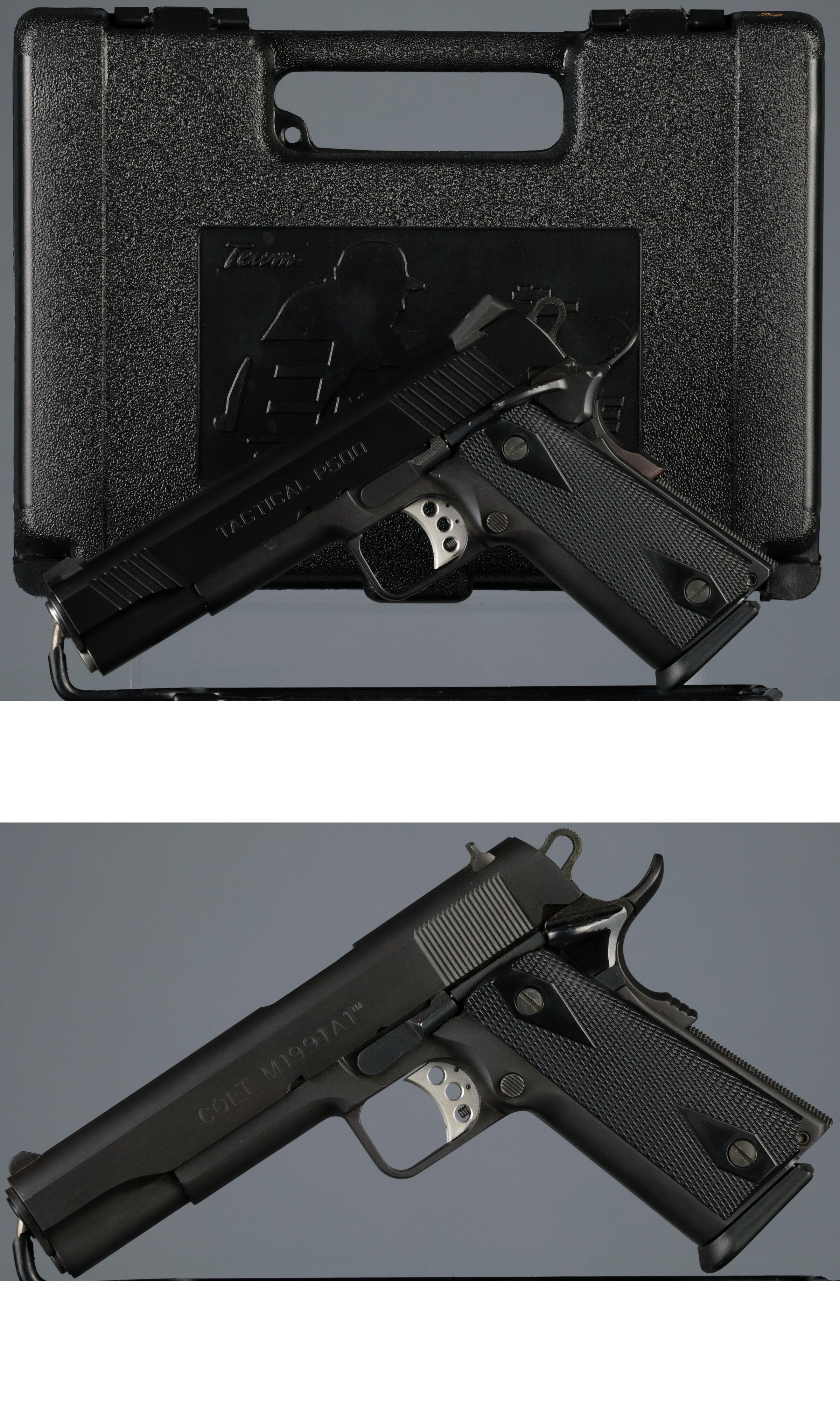 Two Enterprise Arms Semi-Automatic Pistols | Rock Island Auction