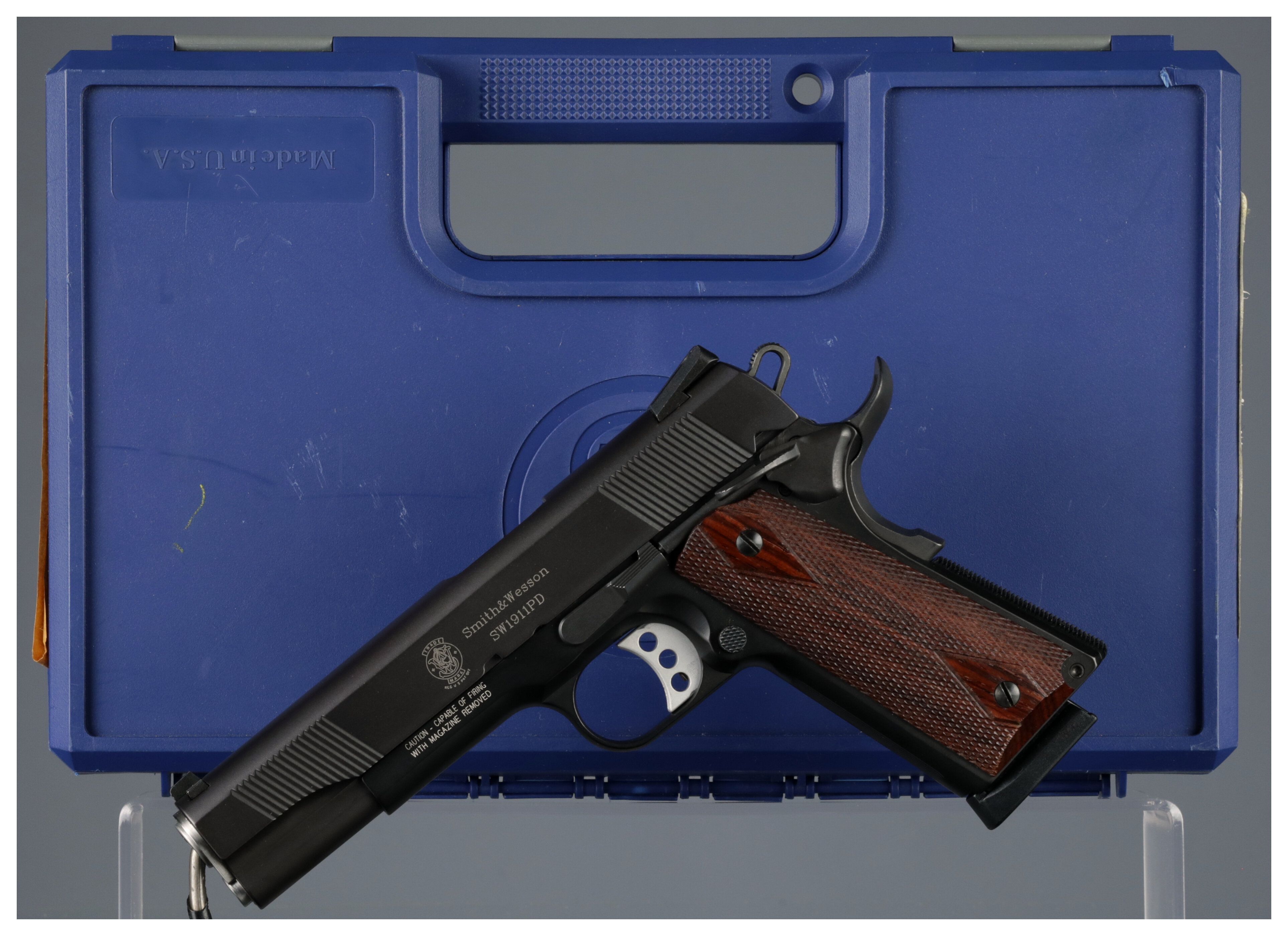 Smith & Wesson Model SW1911PD Semi-Automatic Pistol with Case | Rock ...