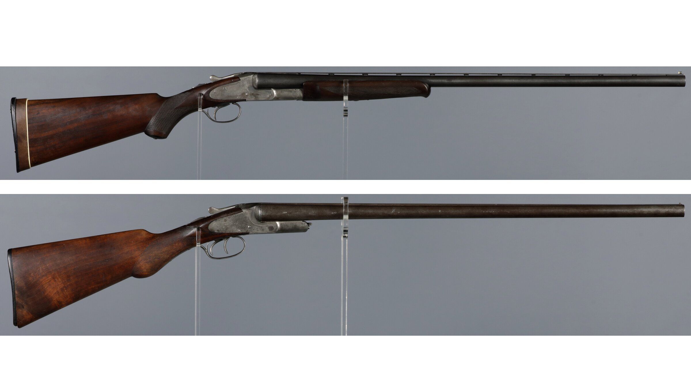 Two L C Smith Hunter Arms Double Barrel Shotguns Rock Island Auction