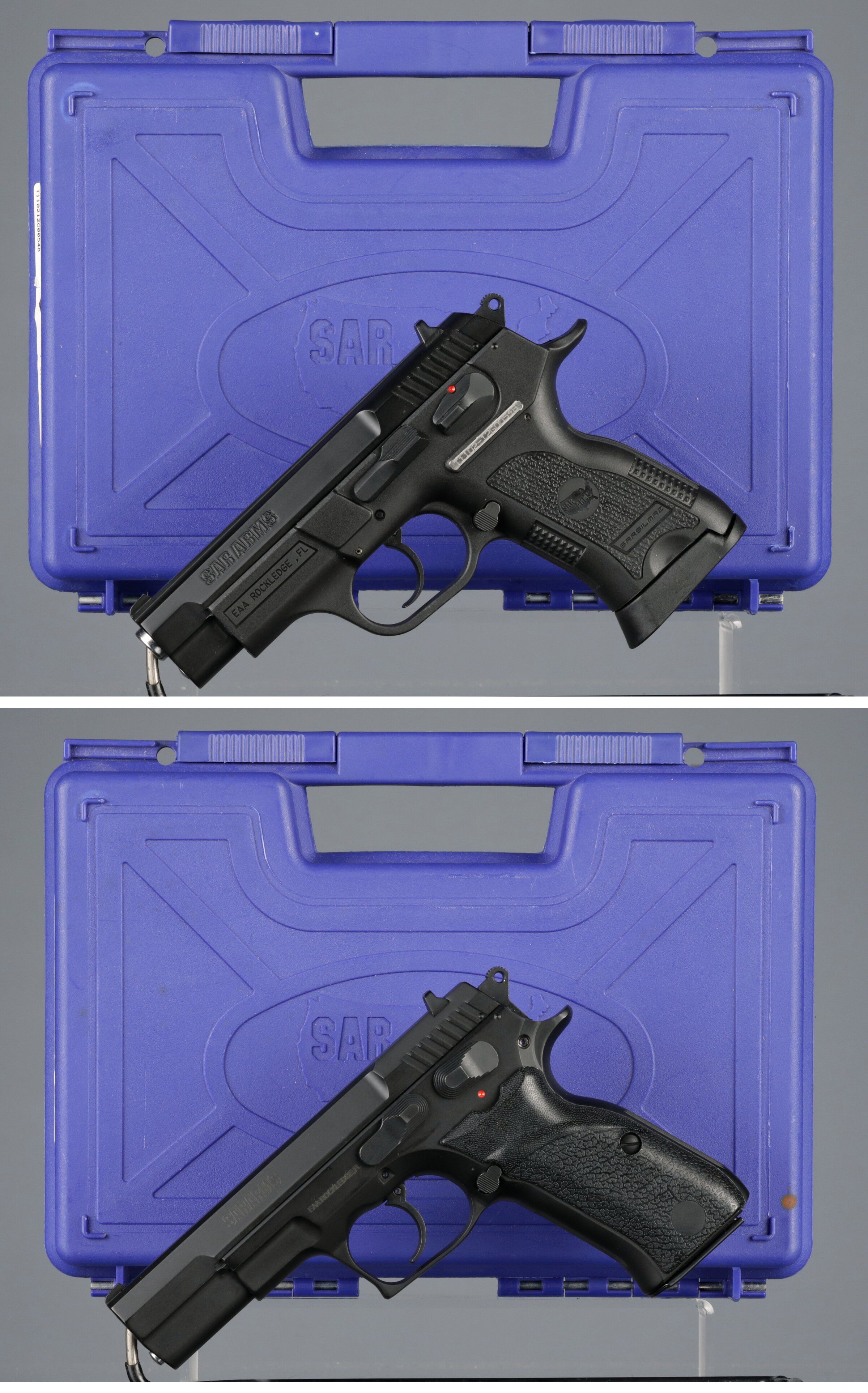 Two Sarsilmaz Semi-Automatic Pistols with Cases | Rock Island Auction