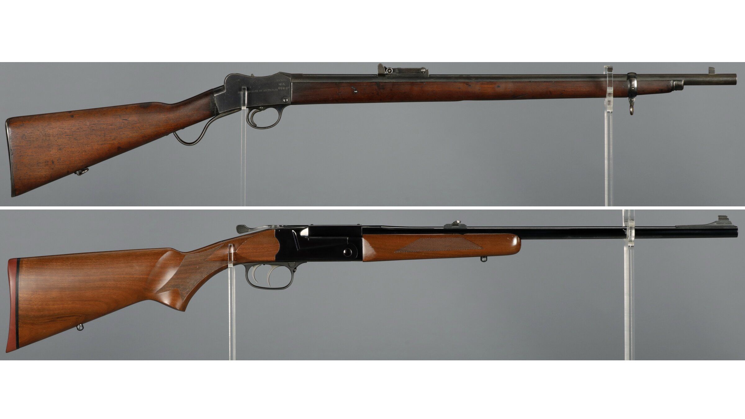 Two Single Shot Rifles | Rock Island Auction