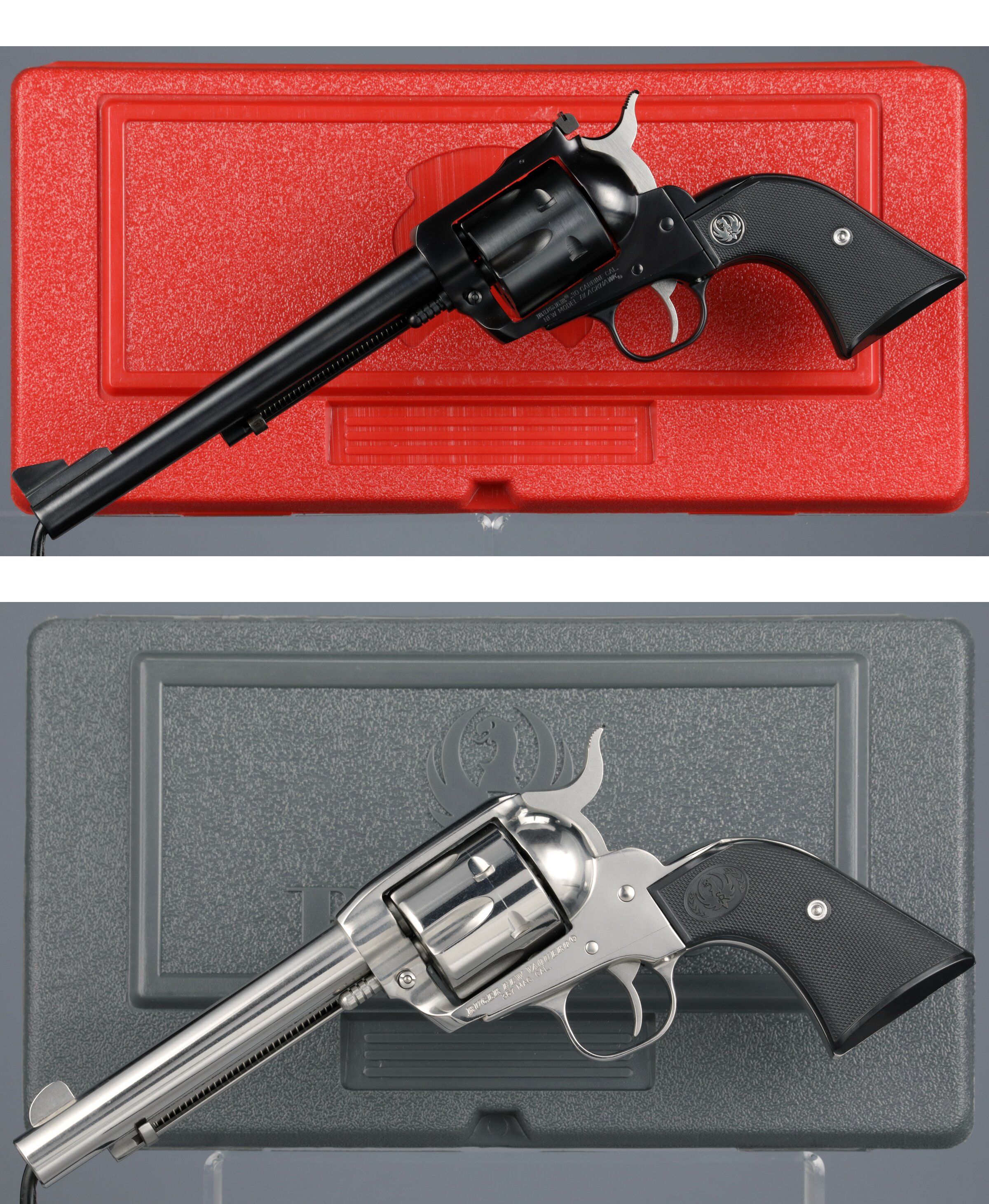 Two Ruger Single Action Revolvers With Cases Rock Island Auction