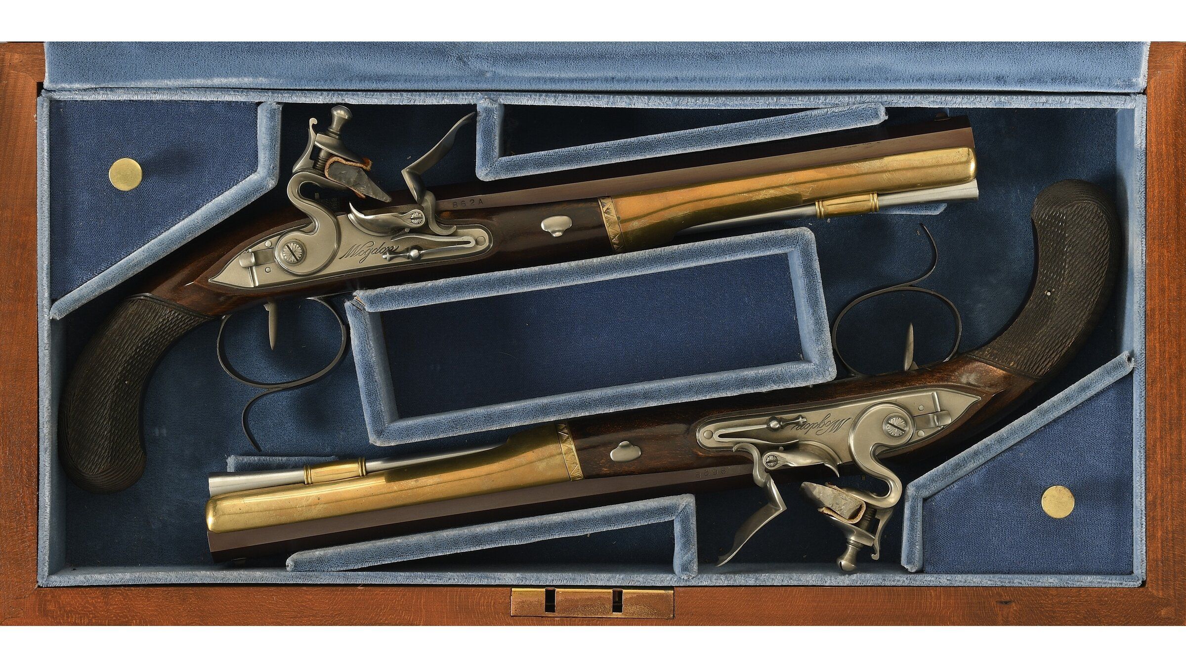 Cased Pair of U.S. Historical Society Burr-Hamilton Duel Pistols | Rock ...