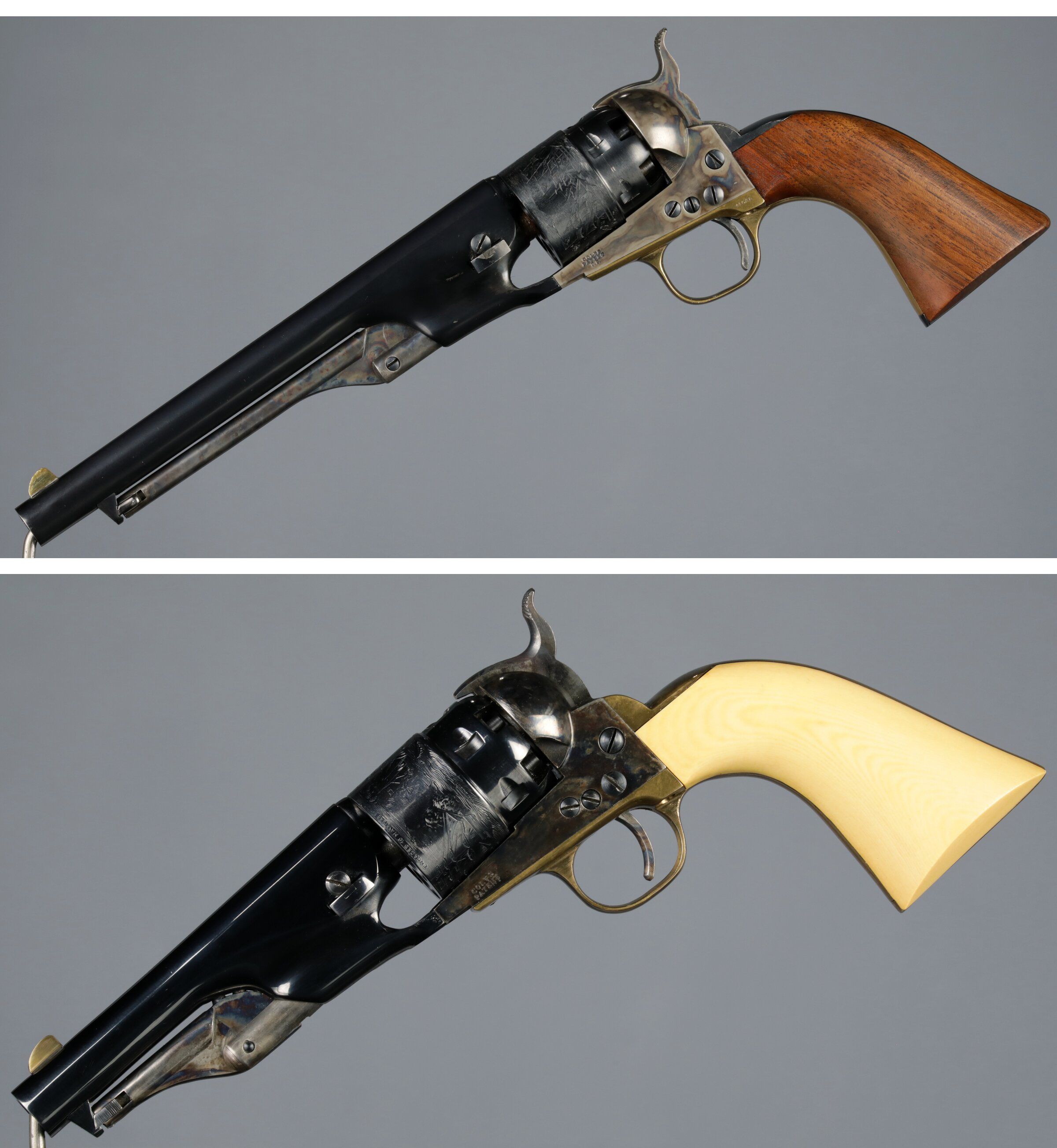 Two Italian Reproduction Percussion Revolvers | Rock Island Auction