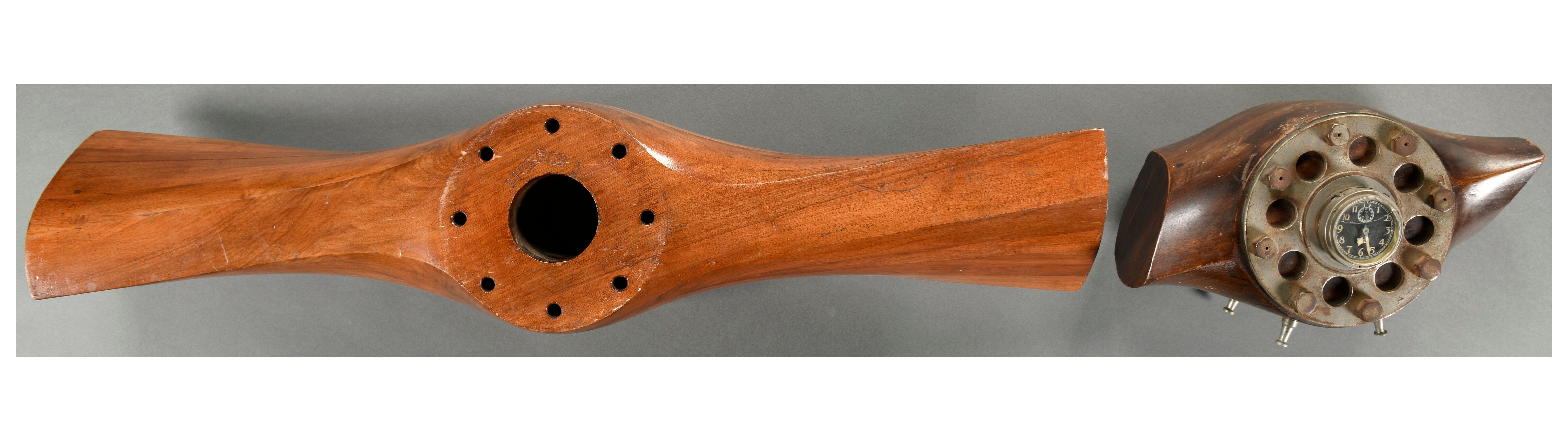 Two World War I Era Aircraft Propeller Trophies | Rock Island Auction
