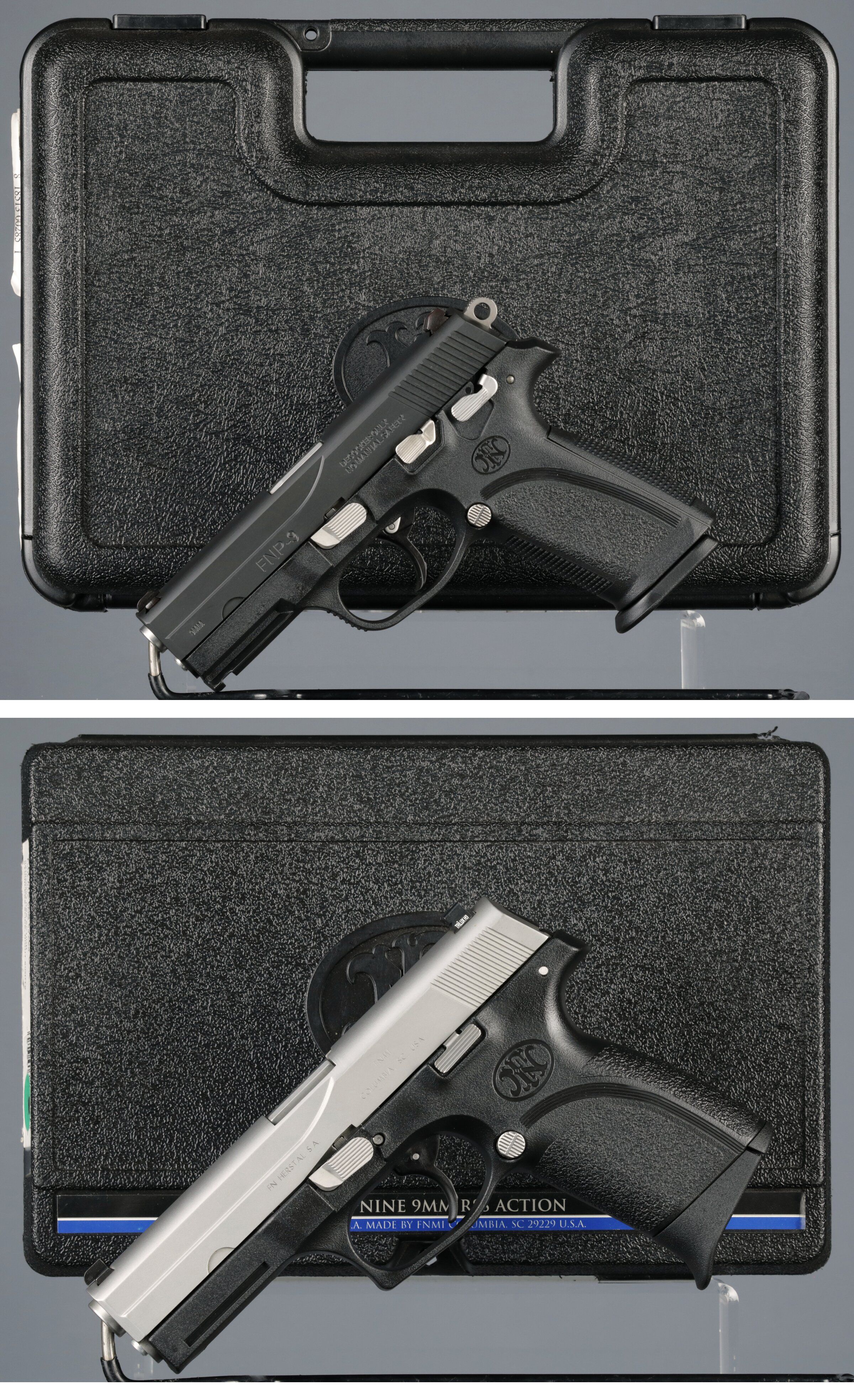 Two FN Semi-Automatic Pistols with Cases | Rock Island Auction