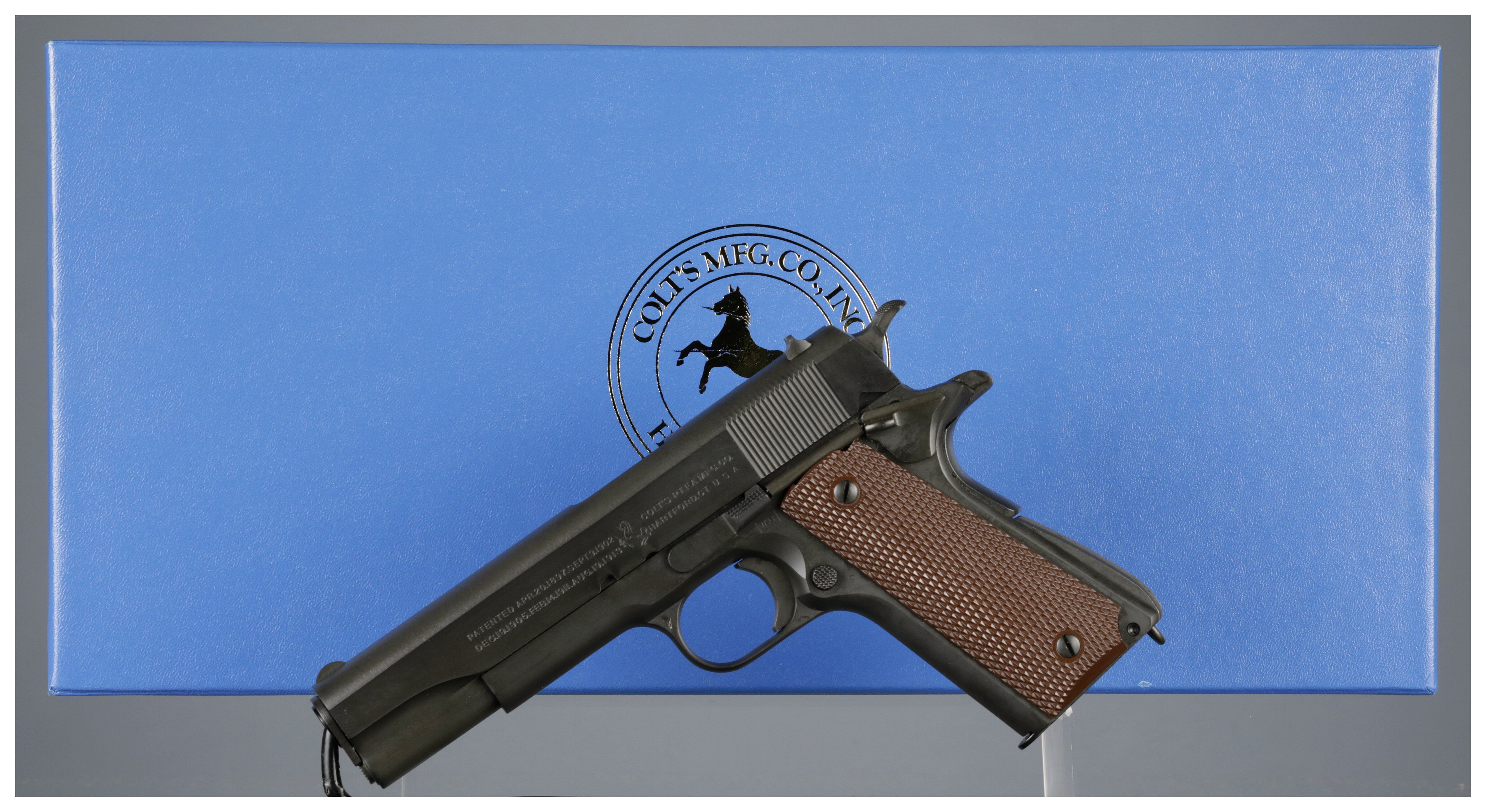 Colt World War II Reproduction Model 1911A1 Pistol with Box | Rock ...