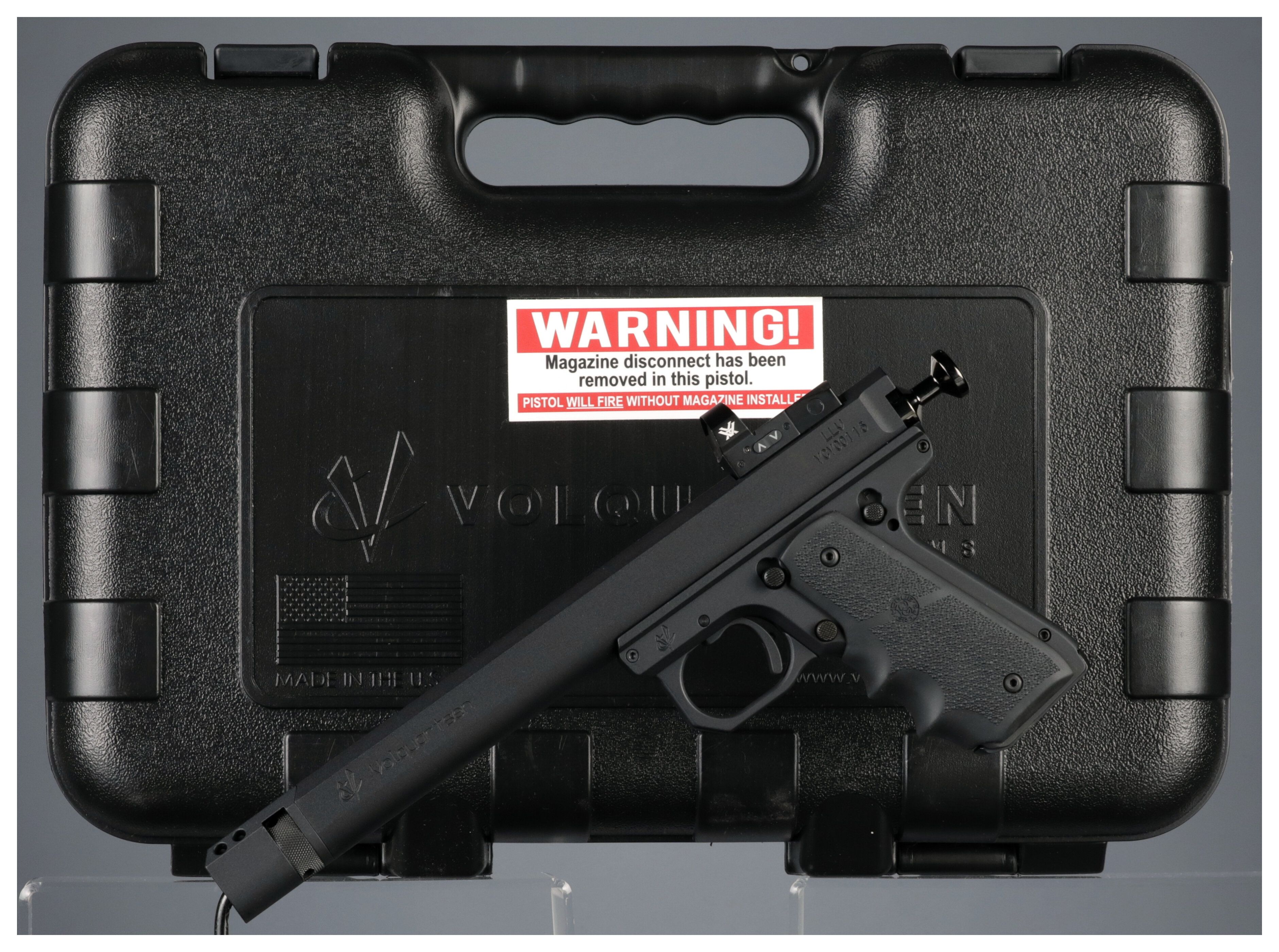 Volquartsen Custom LLV Scorpion Semi-Automatic Pistol with Case | Rock ...
