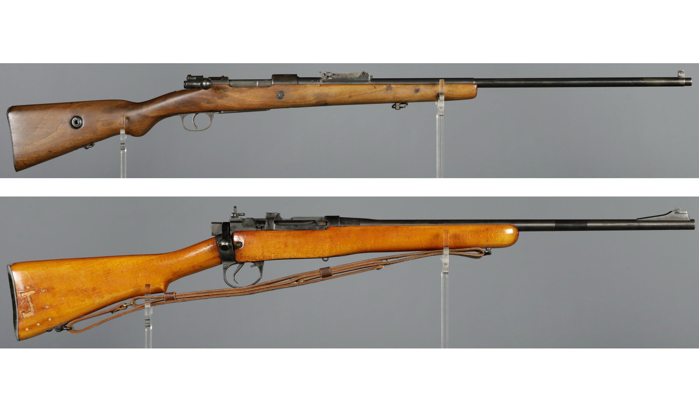 Two Military Pattern Bolt Action Sporting Rifles | Rock Island Auction