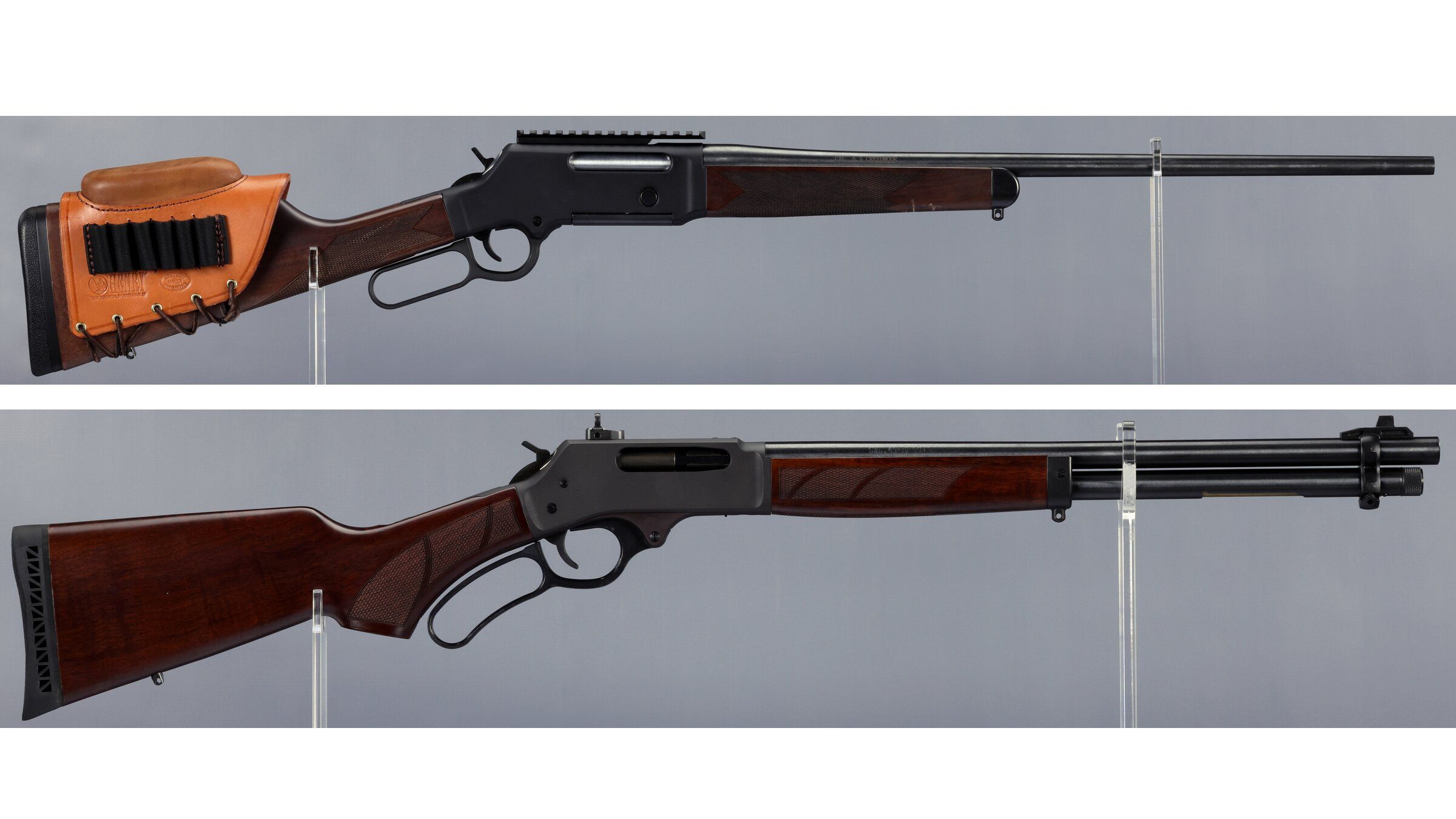 Two Henry Repeating Arms Lever Action Rifles | Rock Island Auction