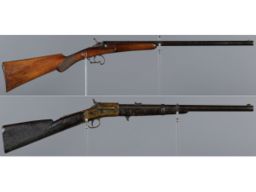 Two Antique Single Shot Rifles