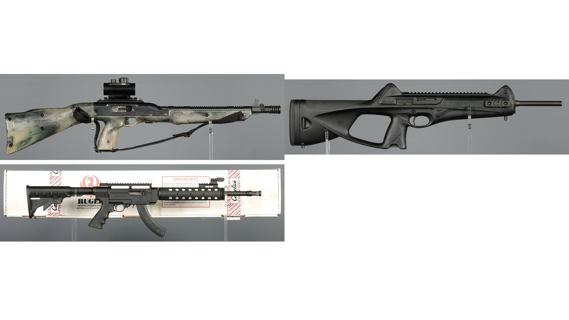 Three Semi-Automatic Rifles | Rock Island Auction