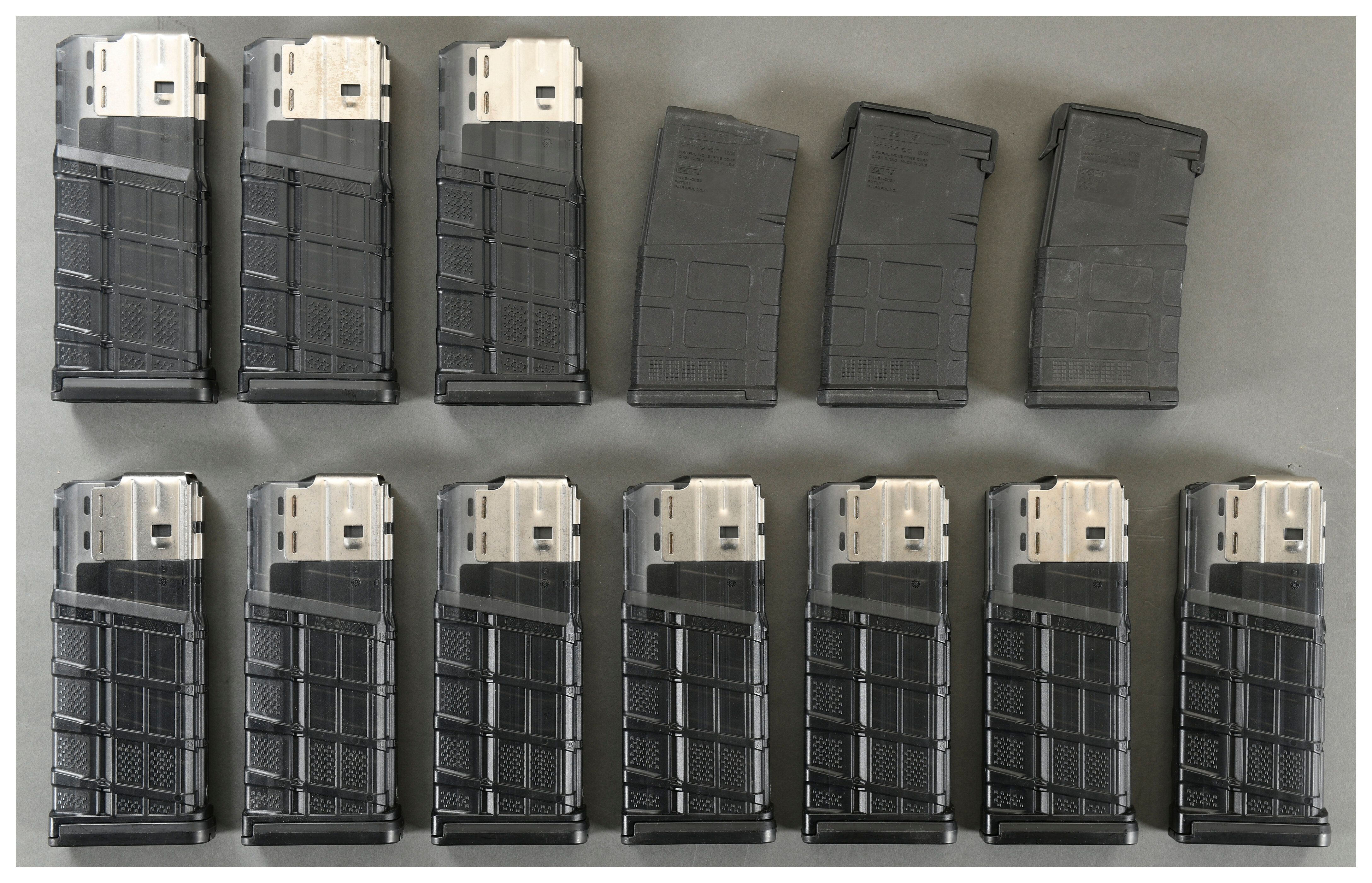 Thirteen AR Pattern Magazines | Rock Island Auction