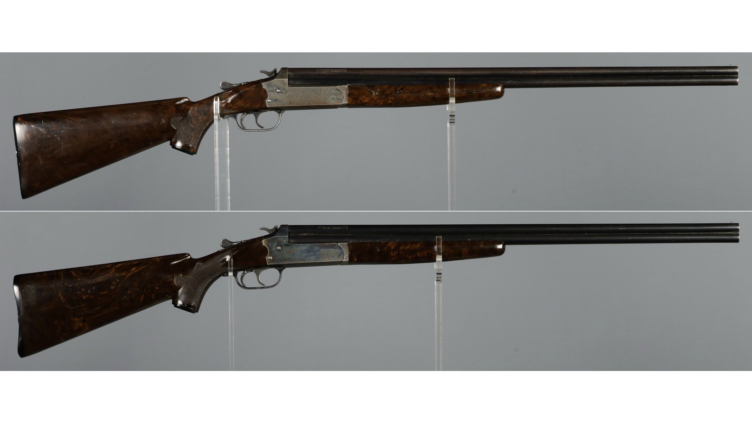 The Isle Rocks Two Stevens Model 240 Over/Under Shotguns | Rock Island Auction