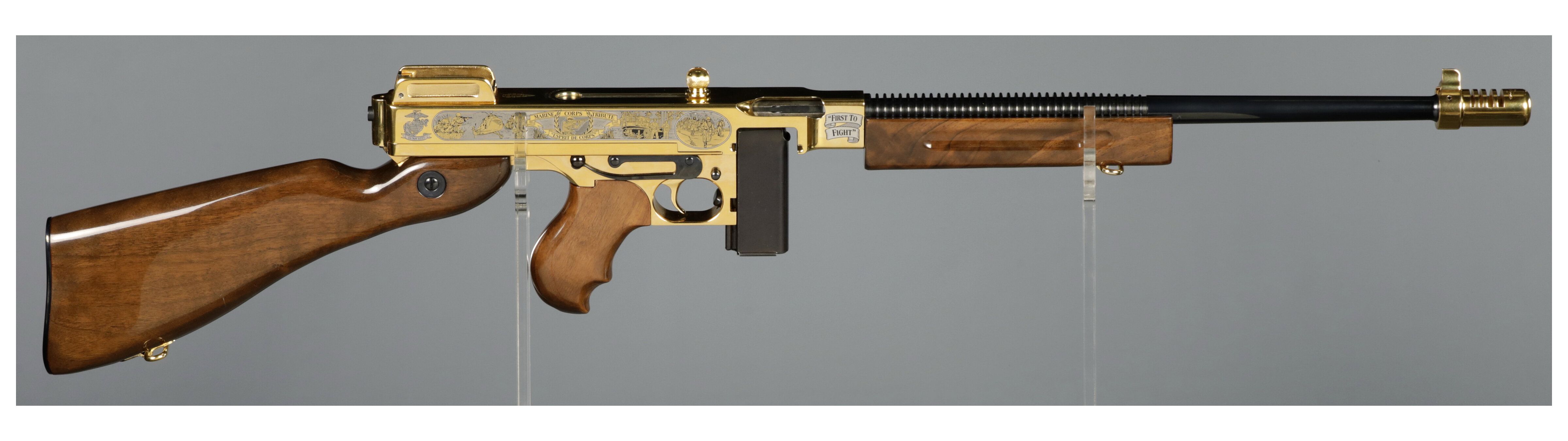 America Remembers Marine Corps Auto-Ordnance Thompson Rifle | Rock ...