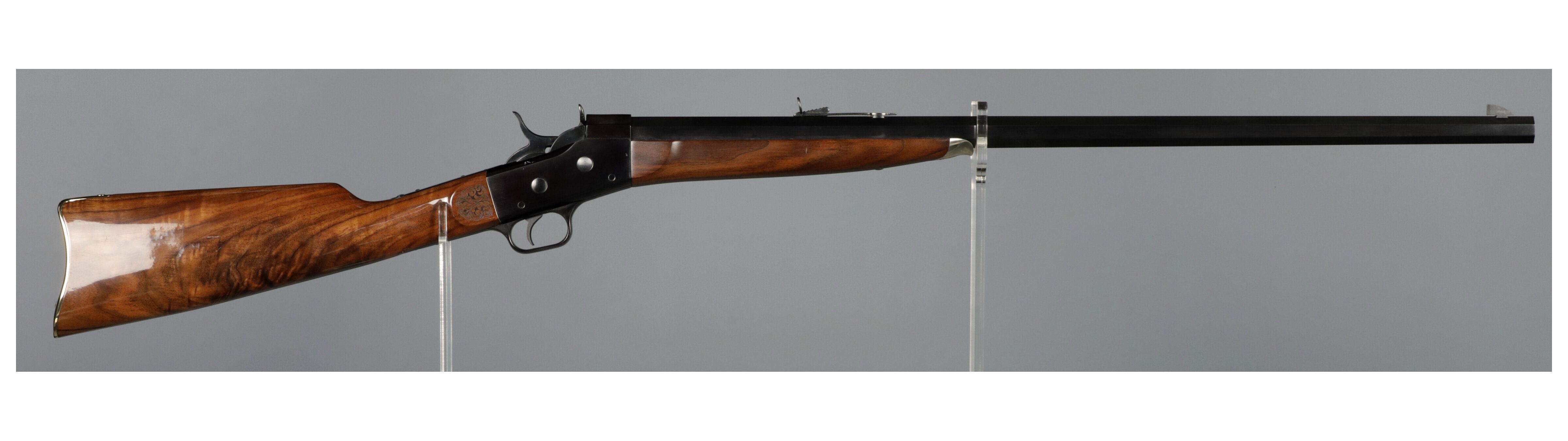 Pedersoli Rolling Block Target Single Shot Rifle with Box Rock Island