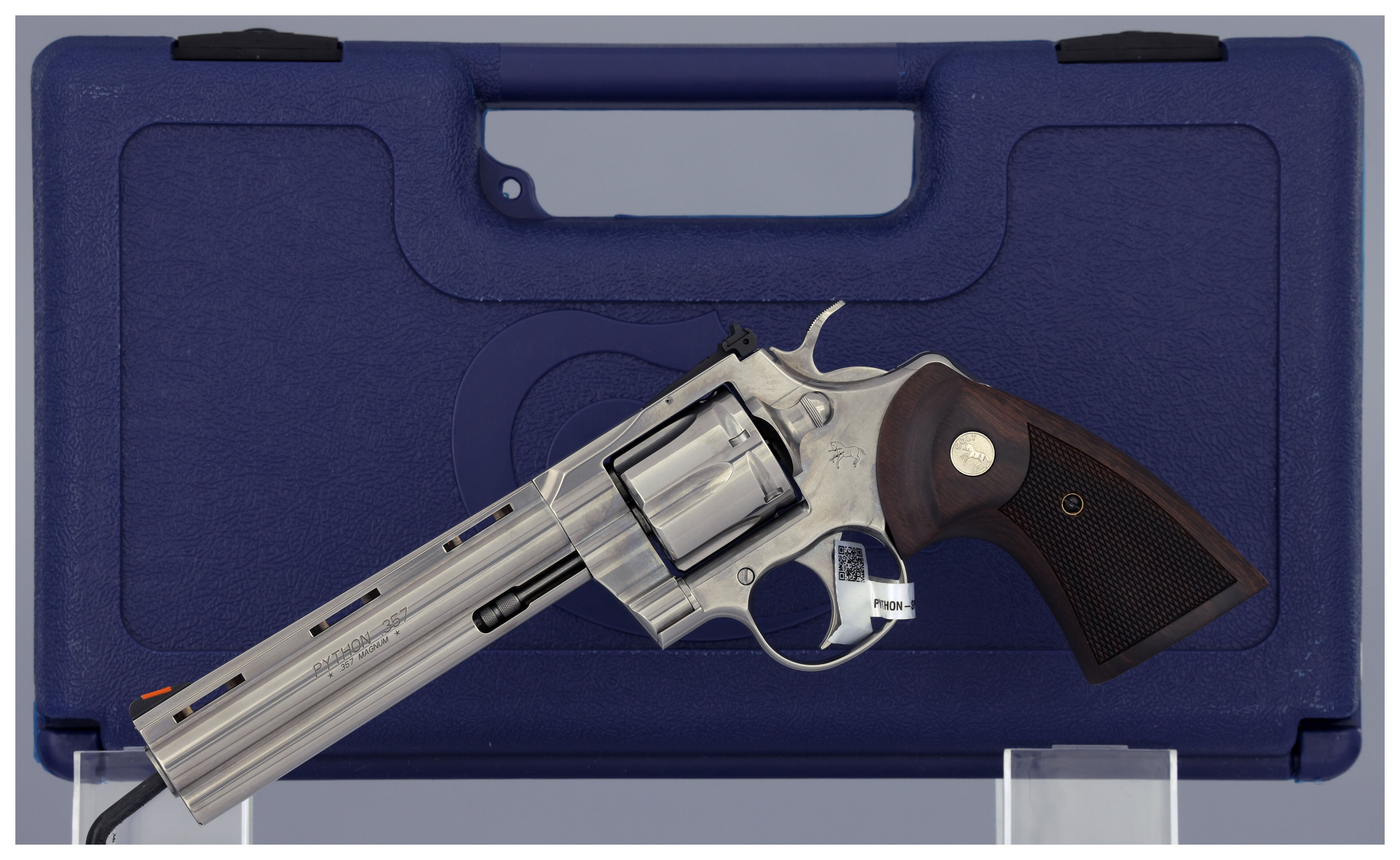 Colt Python Double Action Revolver with Case and Factory Letter | Rock ...