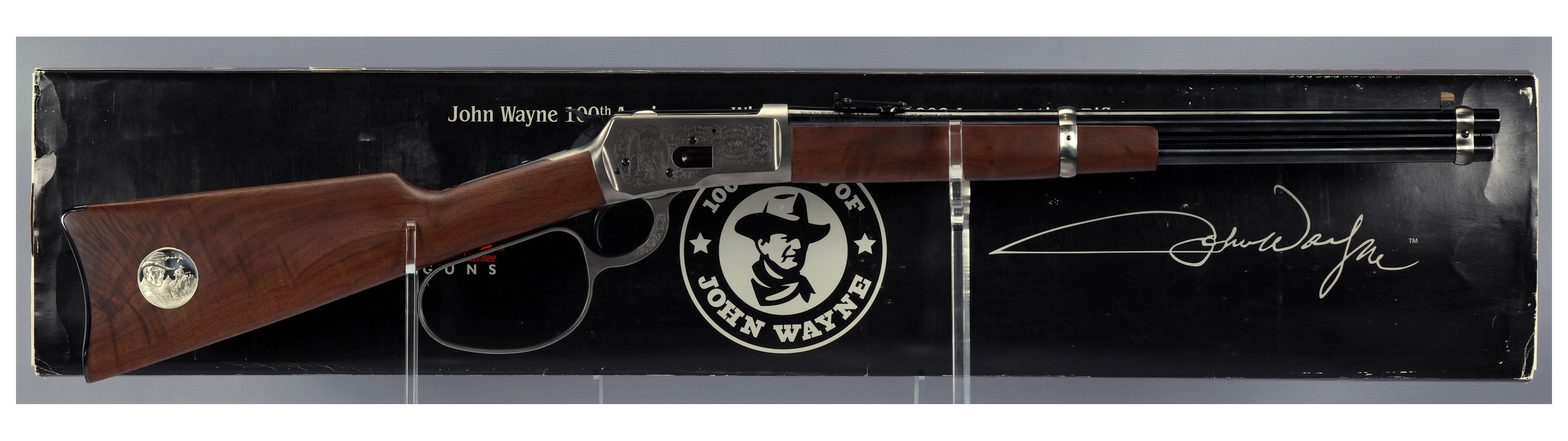 Winchester John Wayne Commemorative Model 1892 Rifle with Box Rock