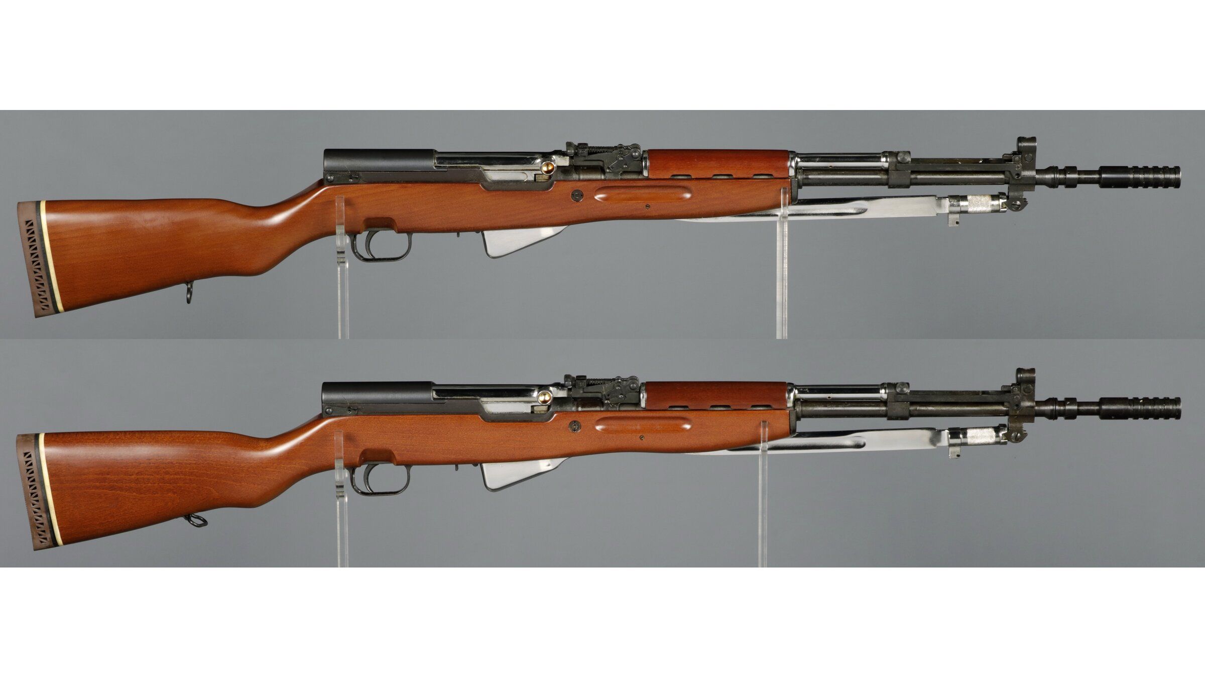 Two Yugoslavian Model 59/66 Semi-Automatic Parade Rifles | Rock Island ...