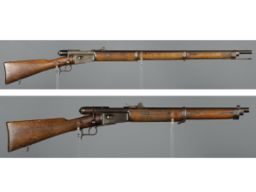 Two Vetterli Bolt Action Long Guns