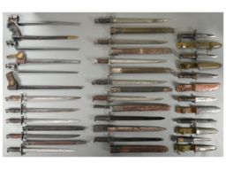 Large Grouping of Military Edged Weapons