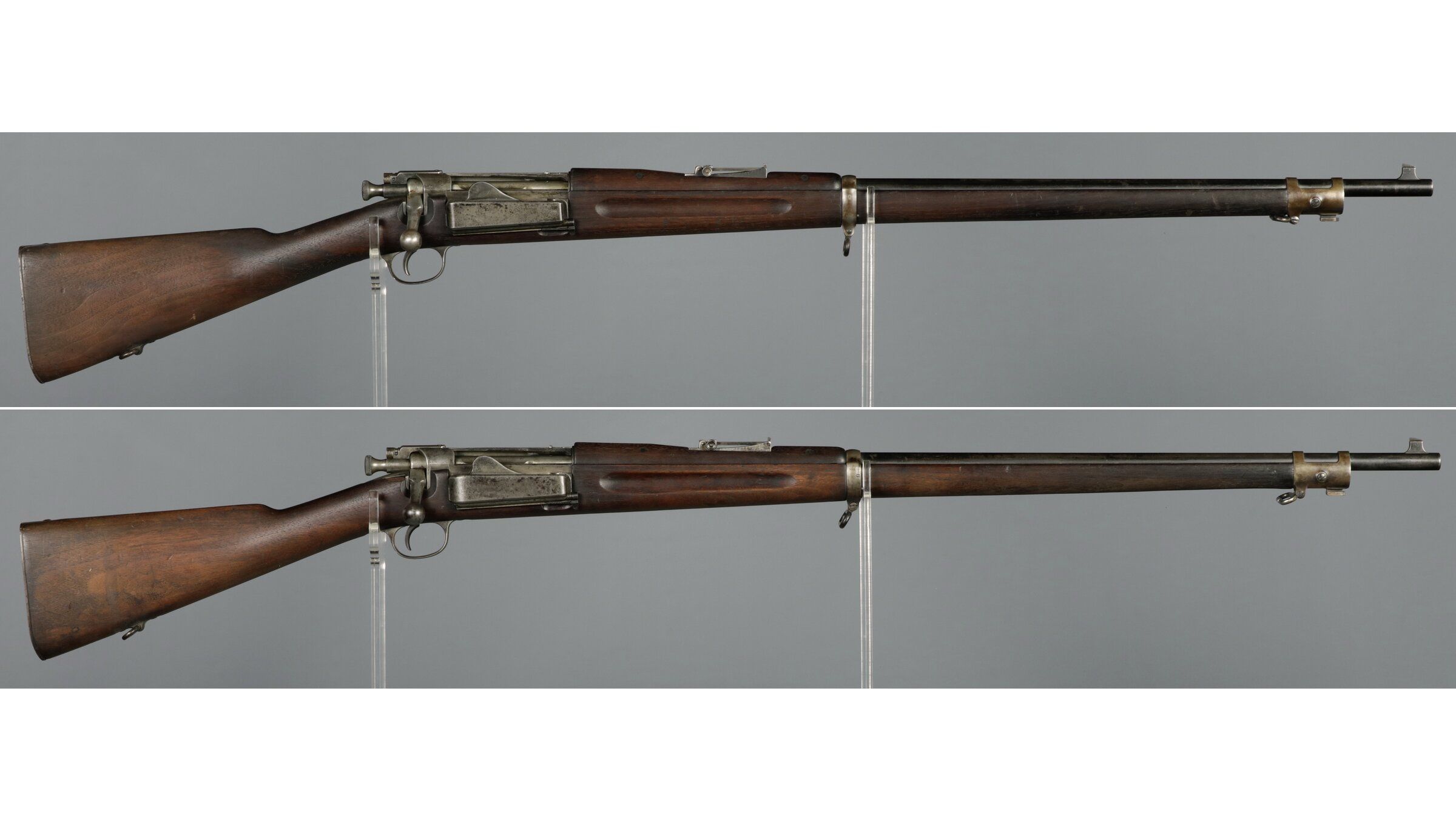 Two U.S. Springfield Armory Model 1896 Krag-Jorgensen Rifles | Rock ...