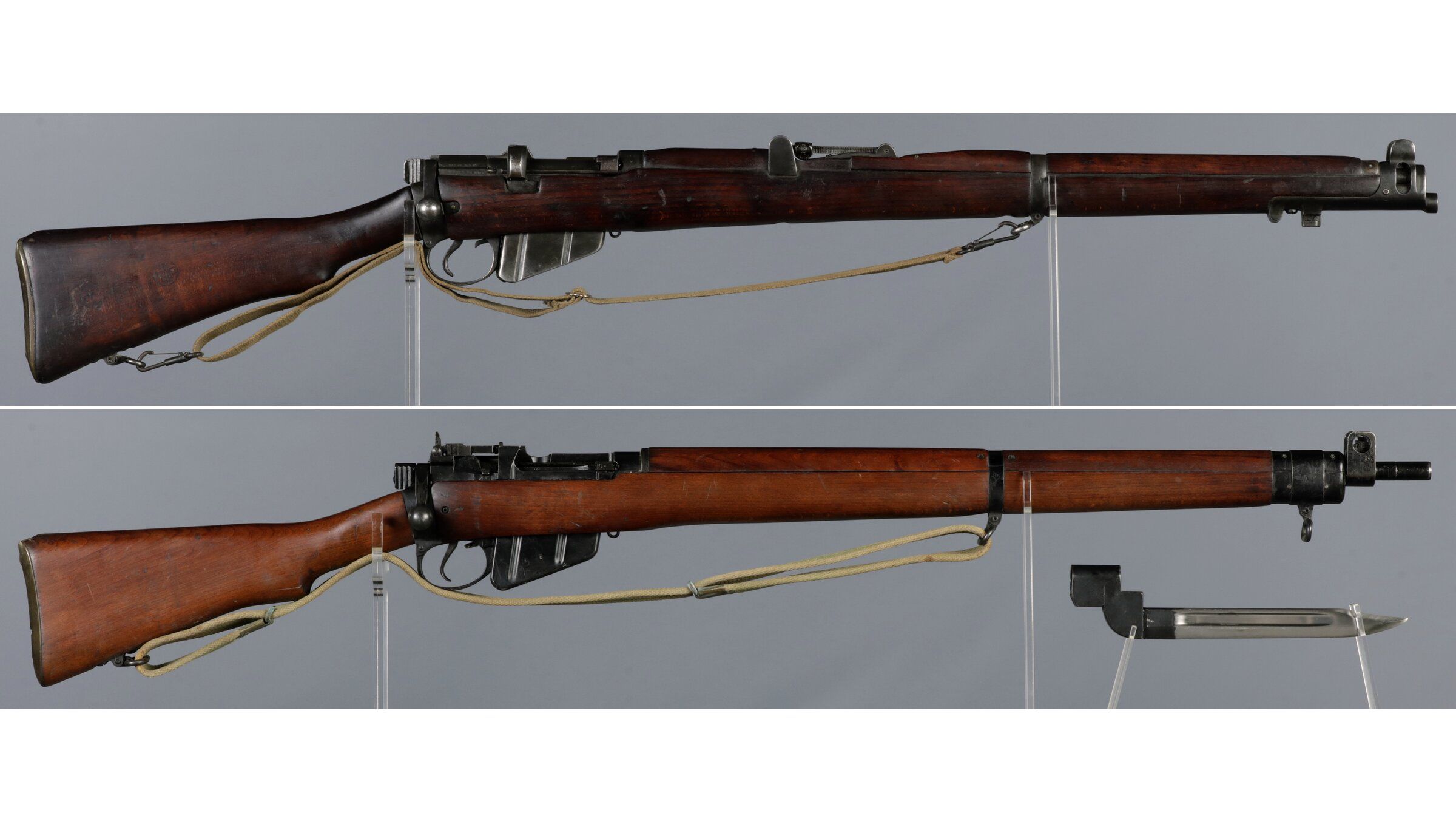 Enfield Pattern Rifle Two Enfield Pattern Bolt Action Rifles | Rock Island Auction