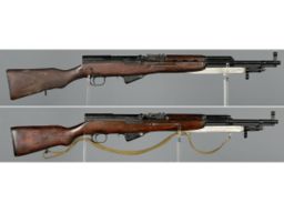 Two Russian SKS Semi-Automatic Rifles | Rock Island Auction