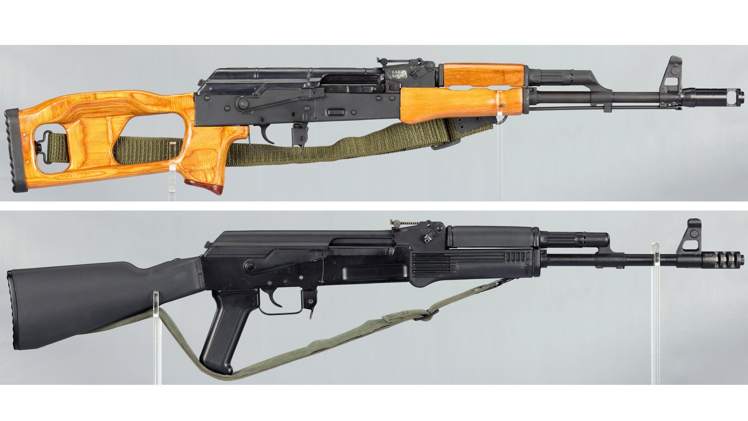 Two AK Pattern Semi-Automatic Rifles | Rock Island Auction