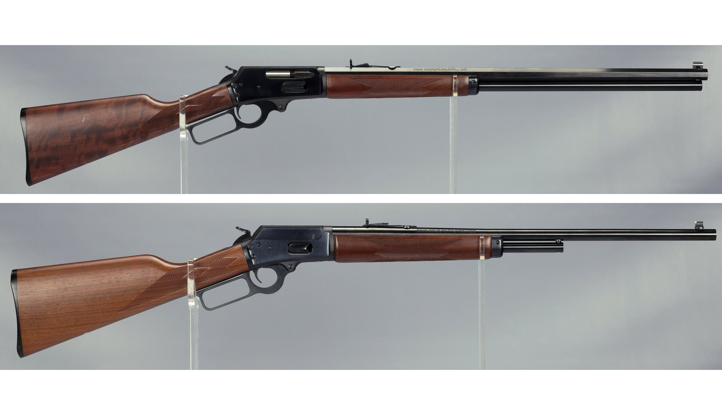 Two Marlin Lever Action Rifles Rock Island Auction