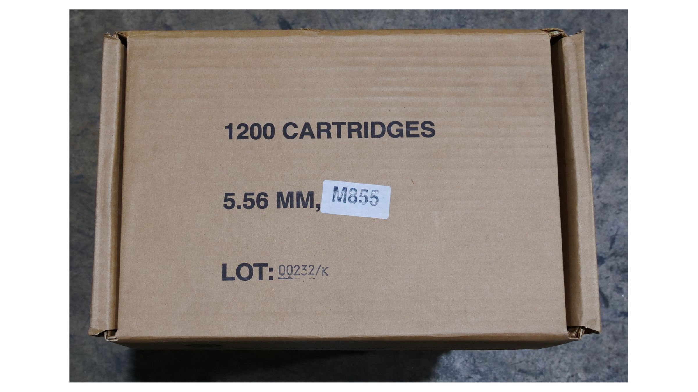 Four cases of imi 5 56 mm ammunition rock island auction
