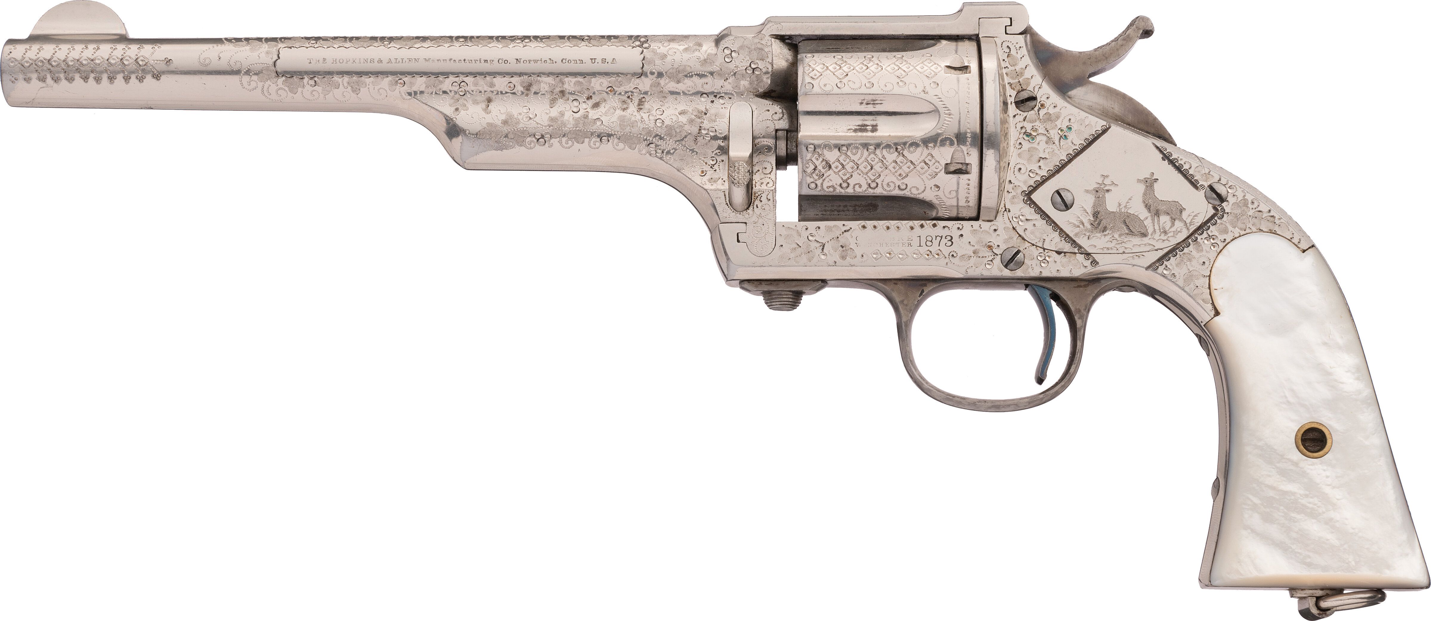 Theodore Roosevelt Presentation Merwin Hulbert Revolver & Watch