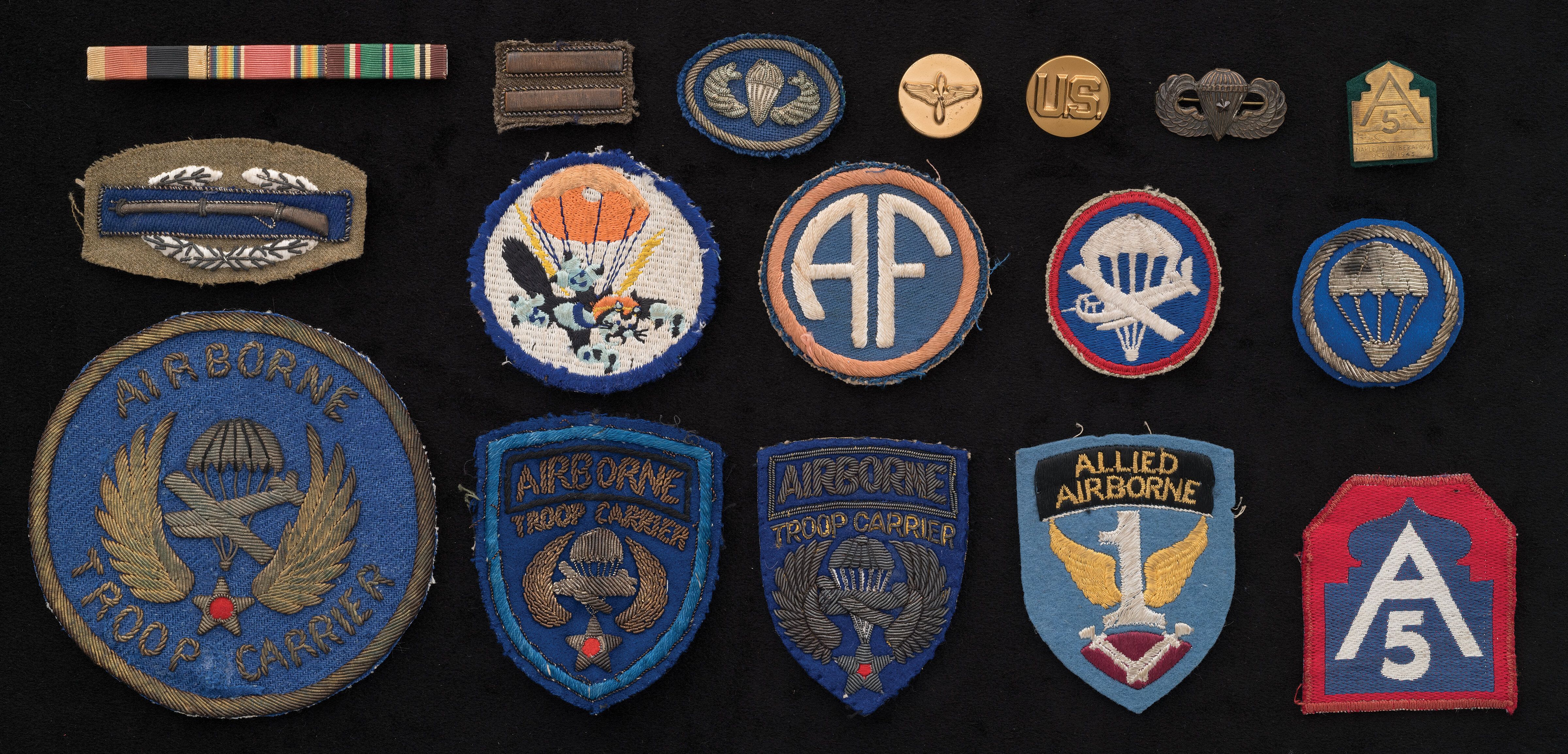Five Point Army Grouping of Patches and Pins Associated with the U.S. Fifth Army | Rock ...