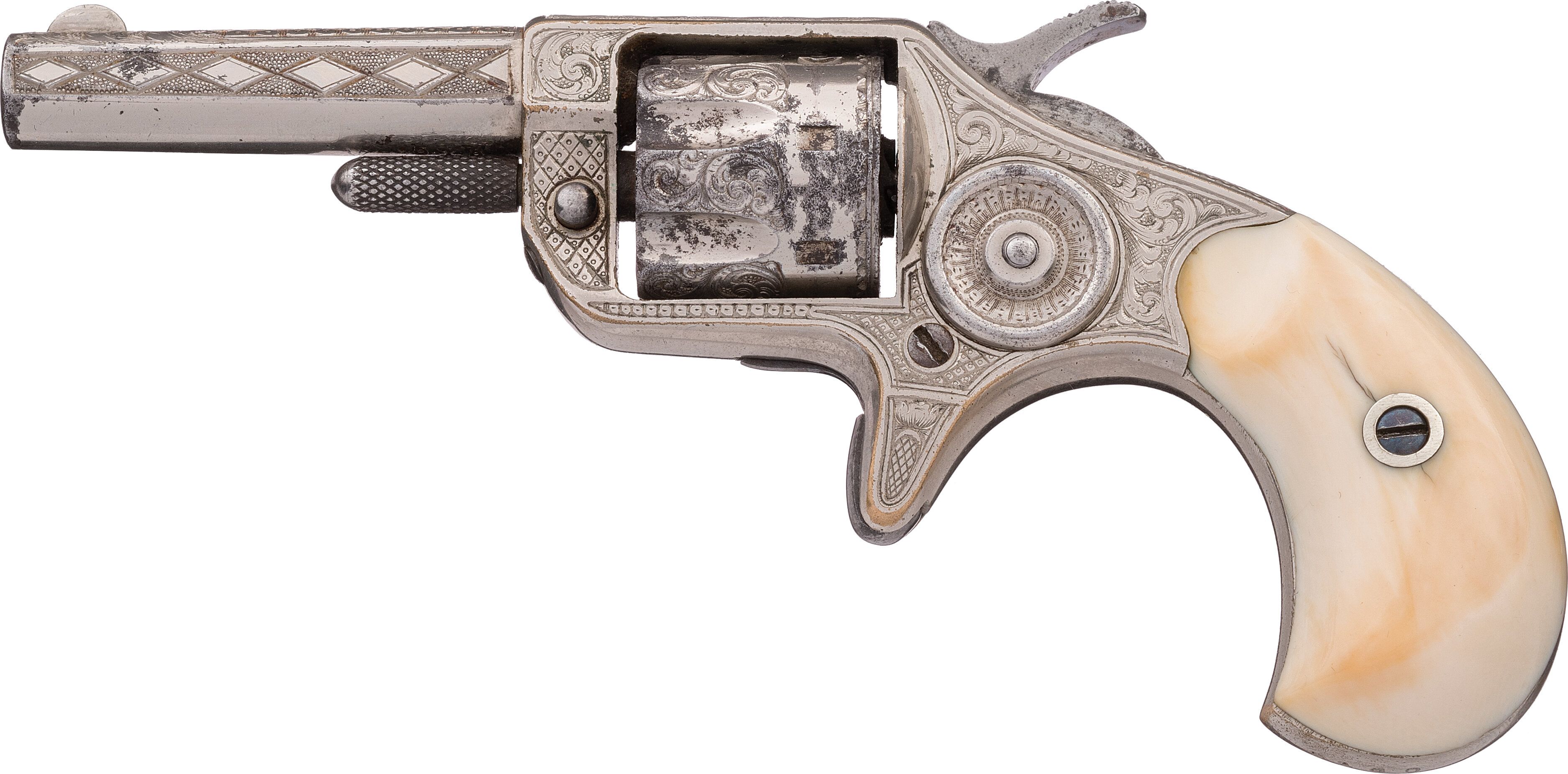 Engraved Colt New Line .22 Spur Trigger Revolver | Rock Island Auction