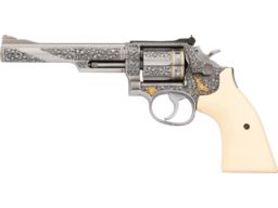 Ray Viramontez Engraved and Gold Inlaid S&W Model 66-1 Revolver