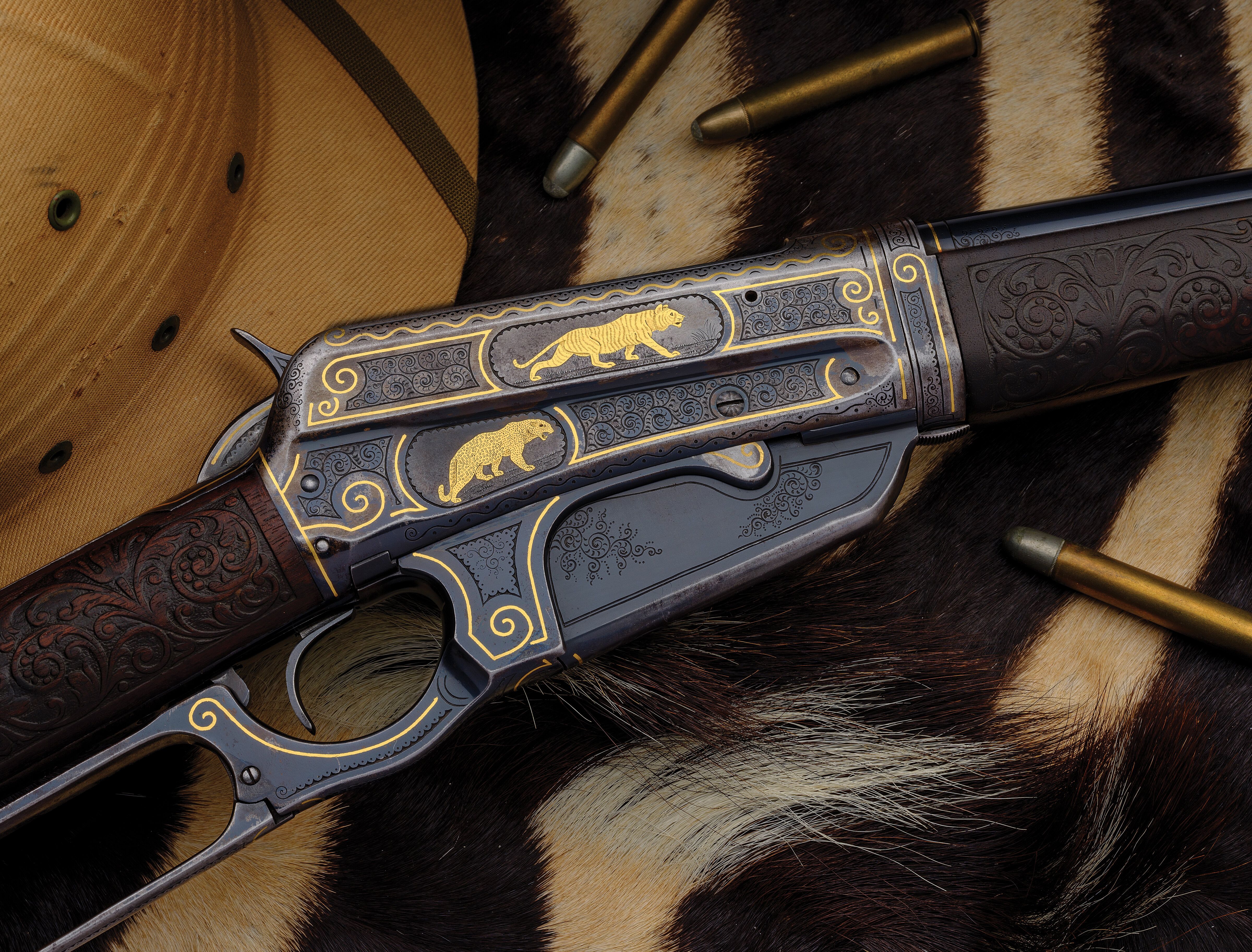 Factory No. 1 Engraved/Inlaid Winchester Model 1895 Rifle | Rock